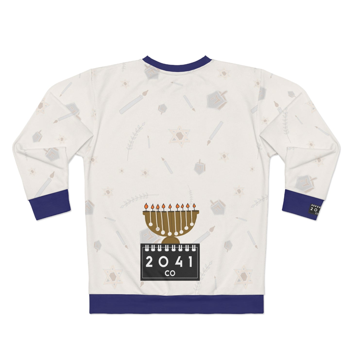 2041 CO UNISEX FLEECE HOLIDAY SWEATSHIRT | HANUKKAH