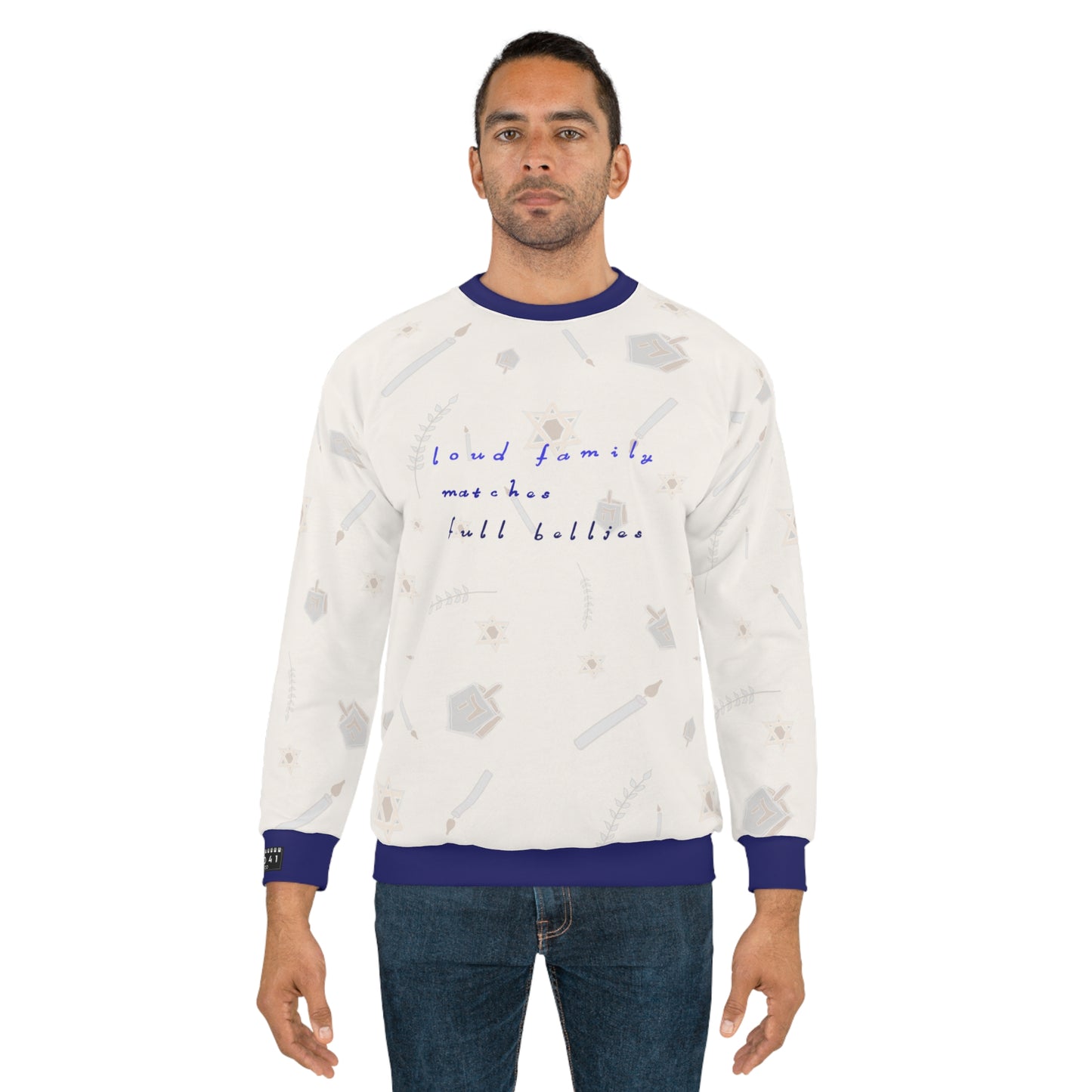 2041 CO UNISEX FLEECE HOLIDAY SWEATSHIRT | HANUKKAH