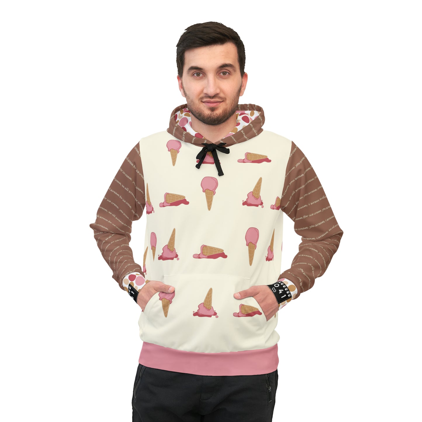 2041 CO ADULT HOODIE ICE CREAM | STRAWBERRY - 2041co