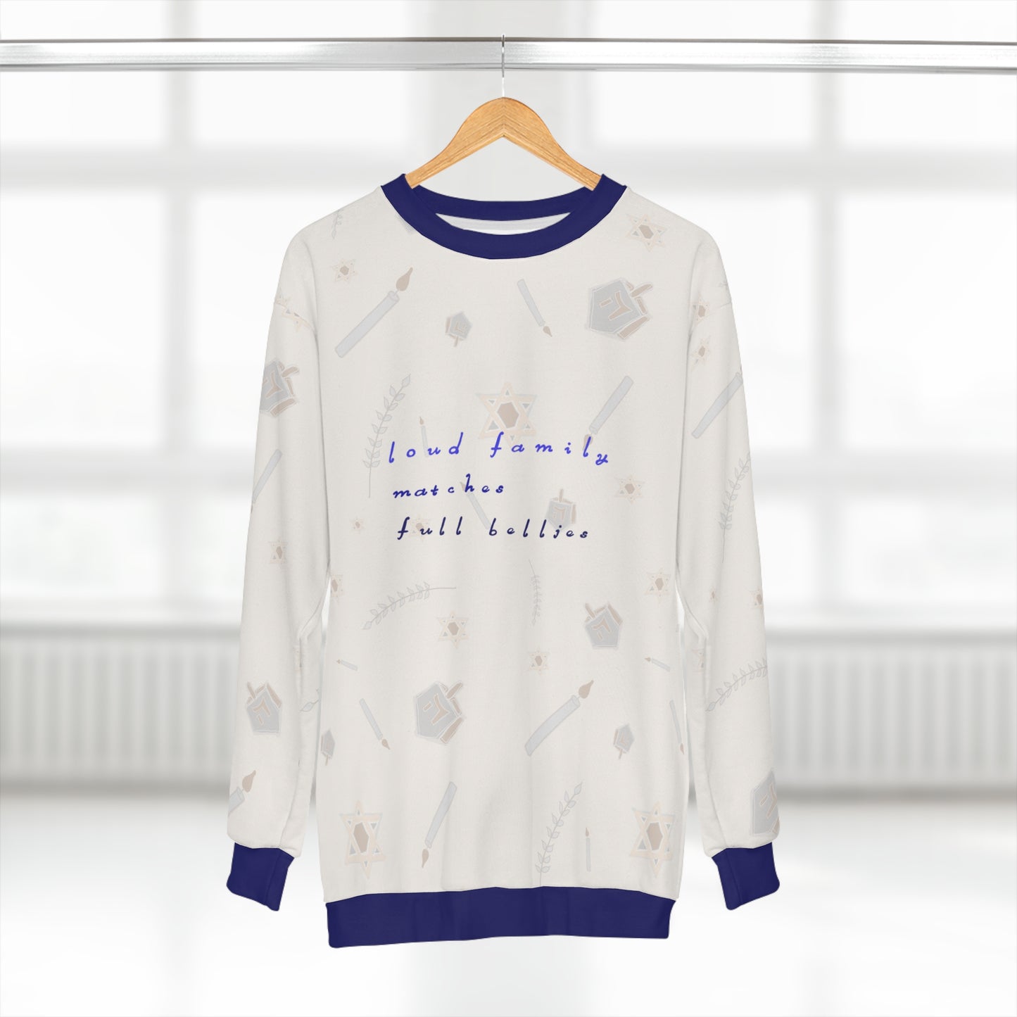 2041 CO UNISEX FLEECE HOLIDAY SWEATSHIRT | HANUKKAH