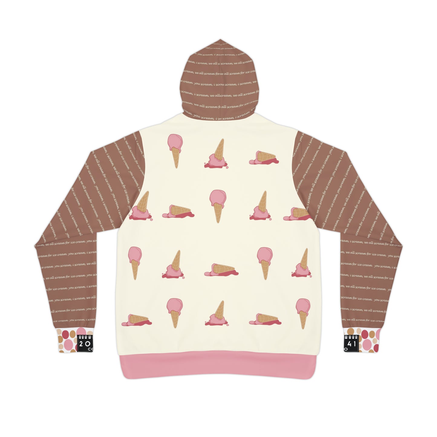 2041 CO ADULT HOODIE ICE CREAM | STRAWBERRY - 2041co