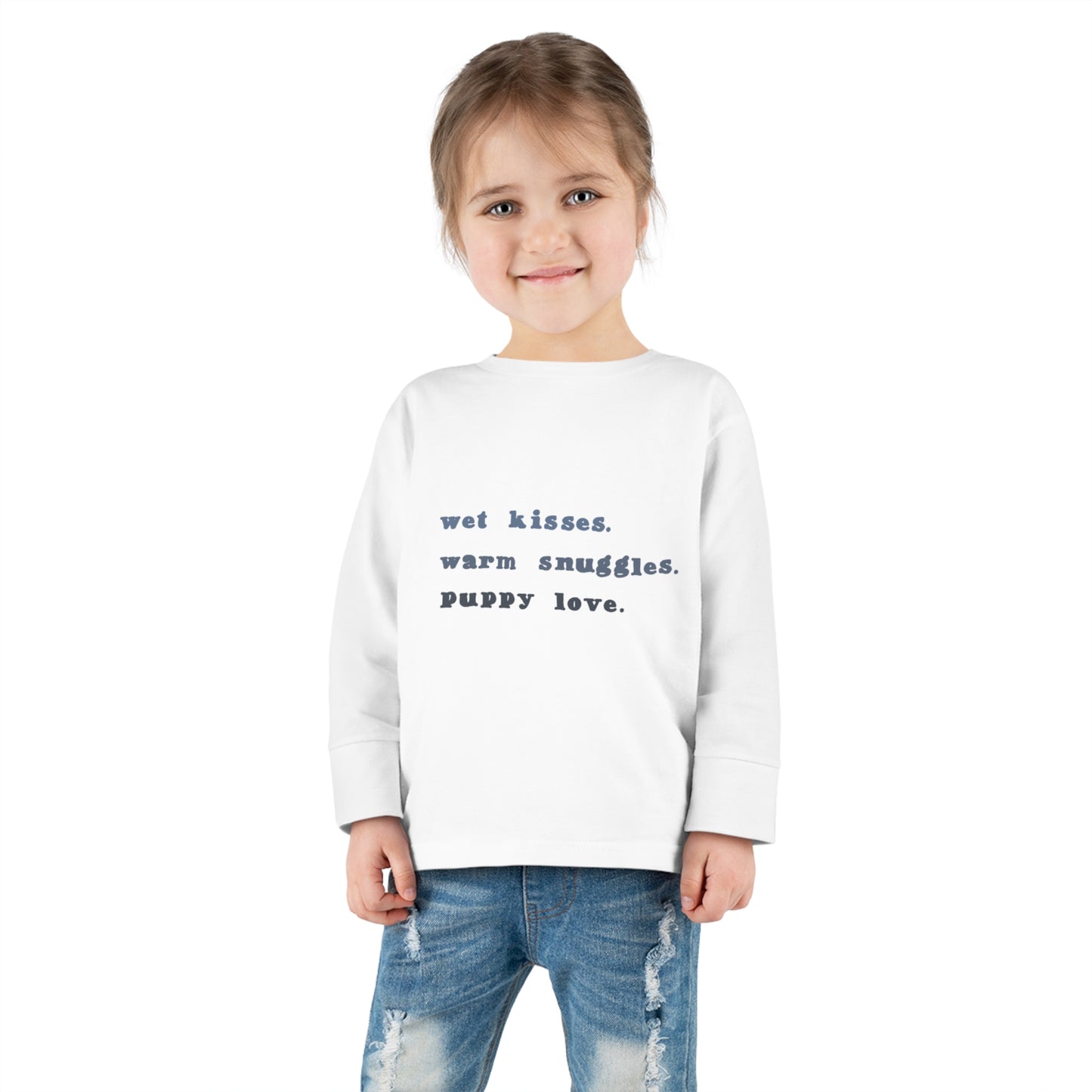 2041 CO TODDLER COTTON LONG SLEEVE T-SHIRT | WET KISSES
