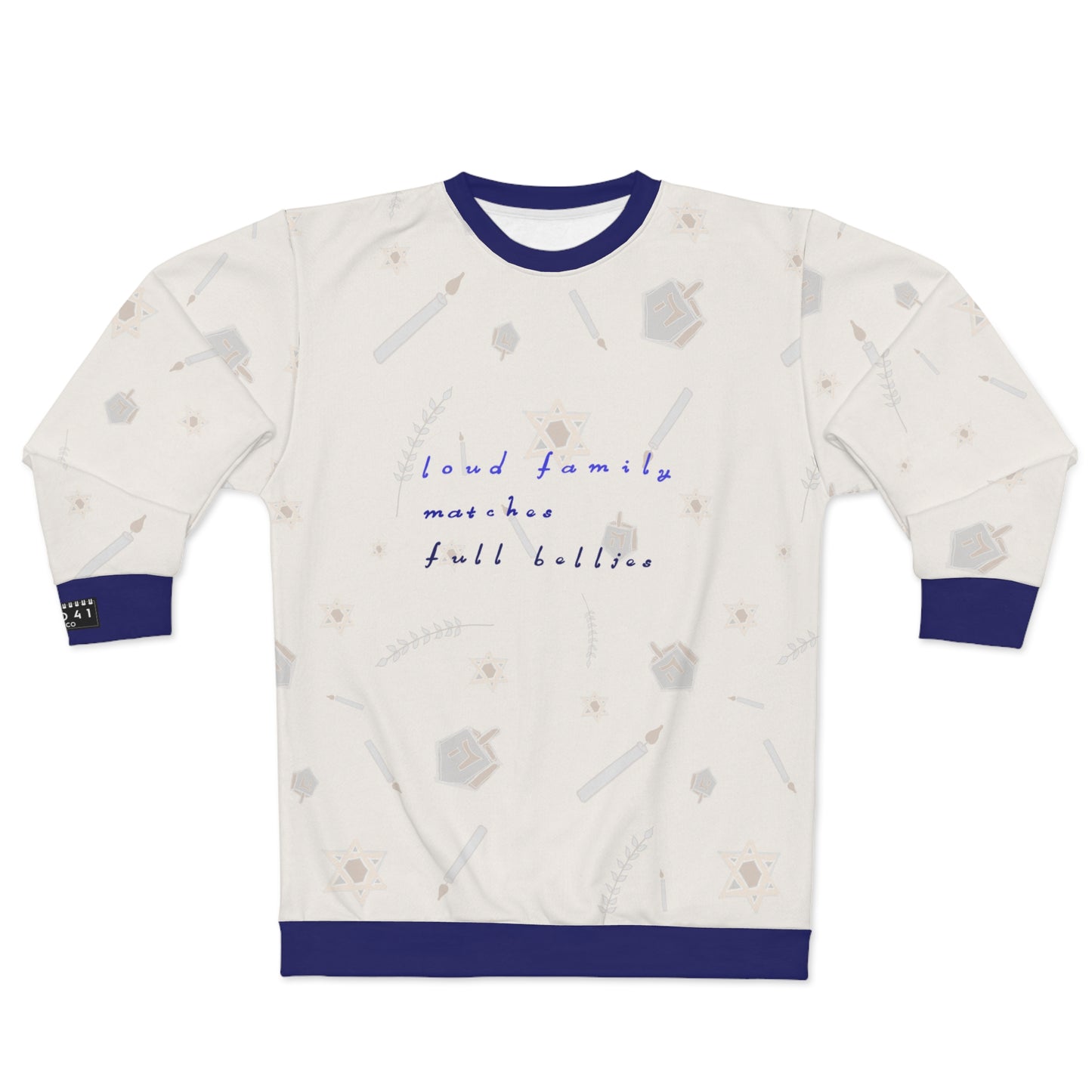 2041 CO UNISEX FLEECE HOLIDAY SWEATSHIRT | HANUKKAH