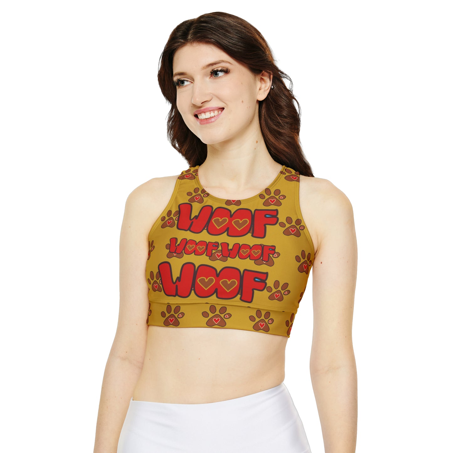 2041 CO HIGH NECK SPORTS BRA | PUPPY LOVE - 2041co