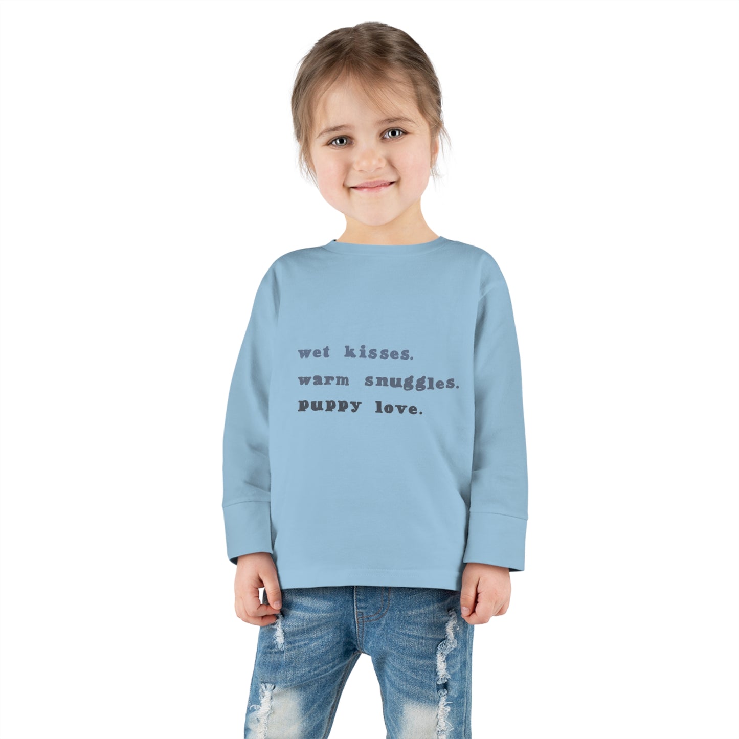 2041 CO TODDLER COTTON LONG SLEEVE T-SHIRT | WET KISSES