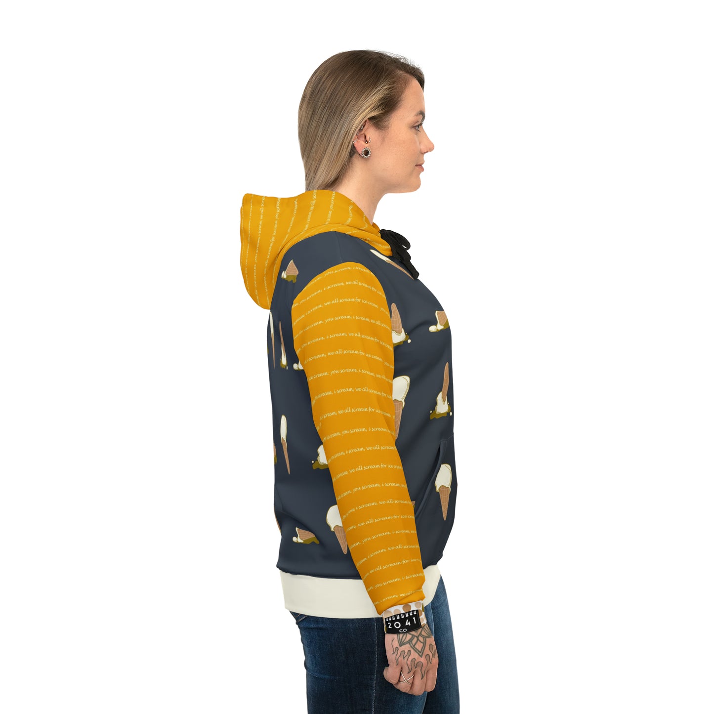 2041 CO ADULT HOODIE ICE CREAM | VANILLA - 2041co