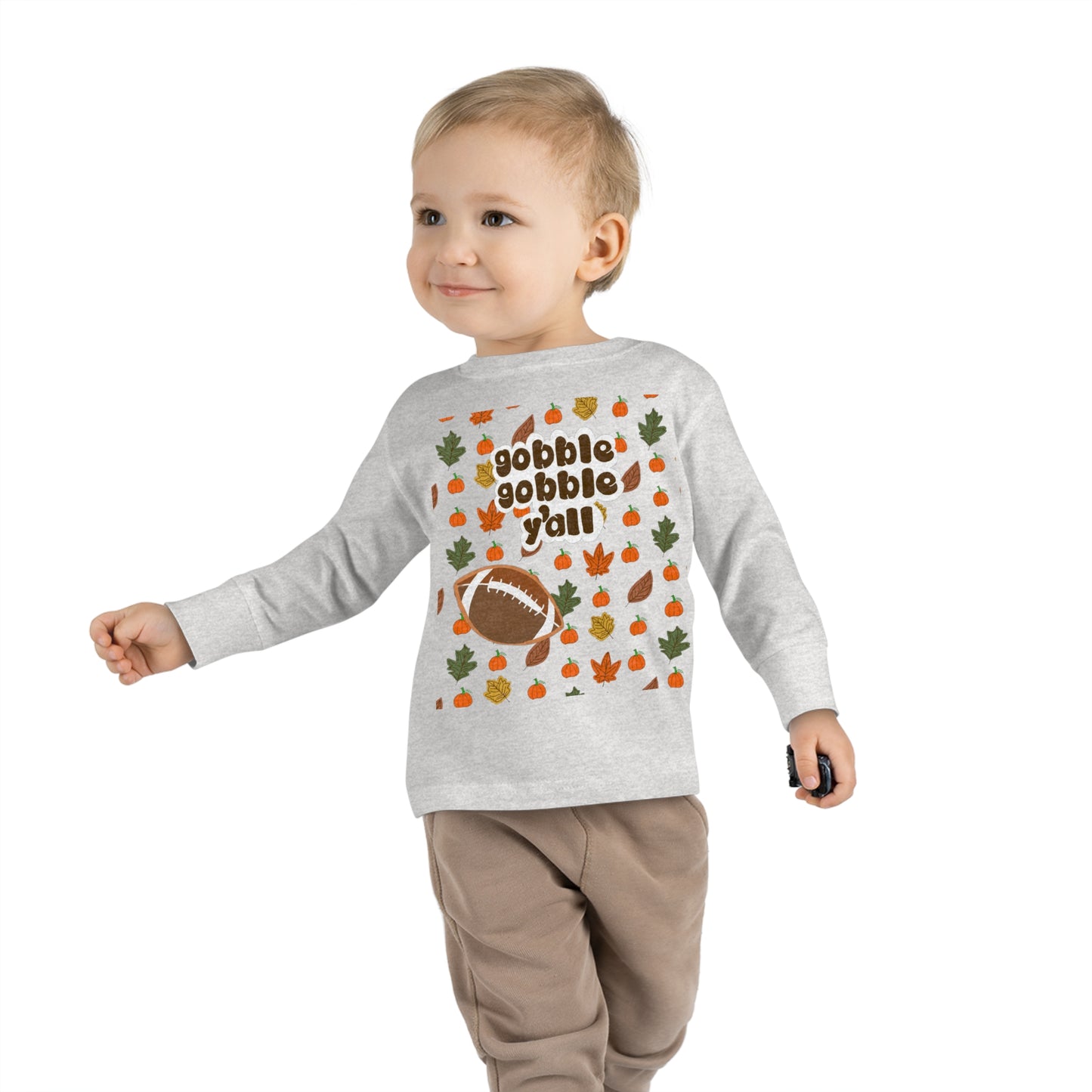 2041 CO TODDLER COTTON HOLIDAY LONG SLEEVE T-SHIRT | THANKSGIVING