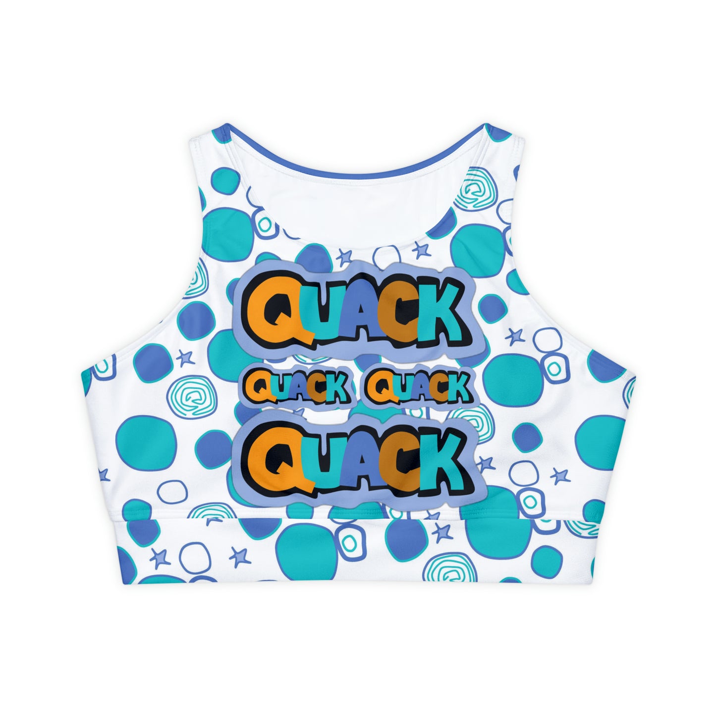 2041 CO HIGH NECK SPORTS BRA | PLUCKY DUCKIE - 2041co