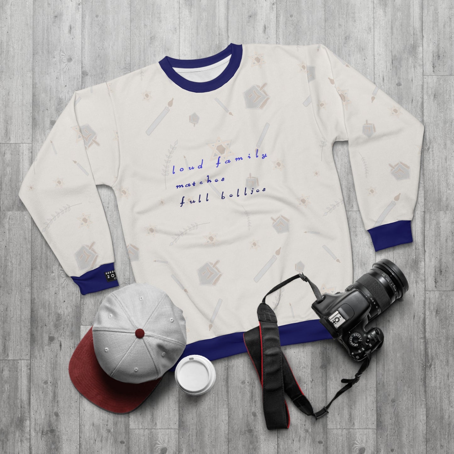 2041 CO UNISEX FLEECE HOLIDAY SWEATSHIRT | HANUKKAH