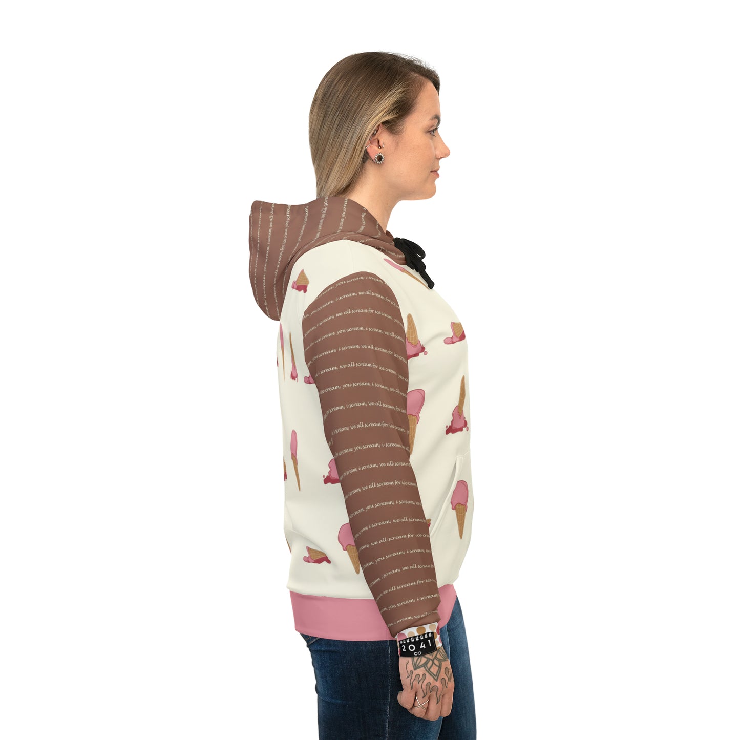 2041 CO ADULT HOODIE ICE CREAM | STRAWBERRY - 2041co