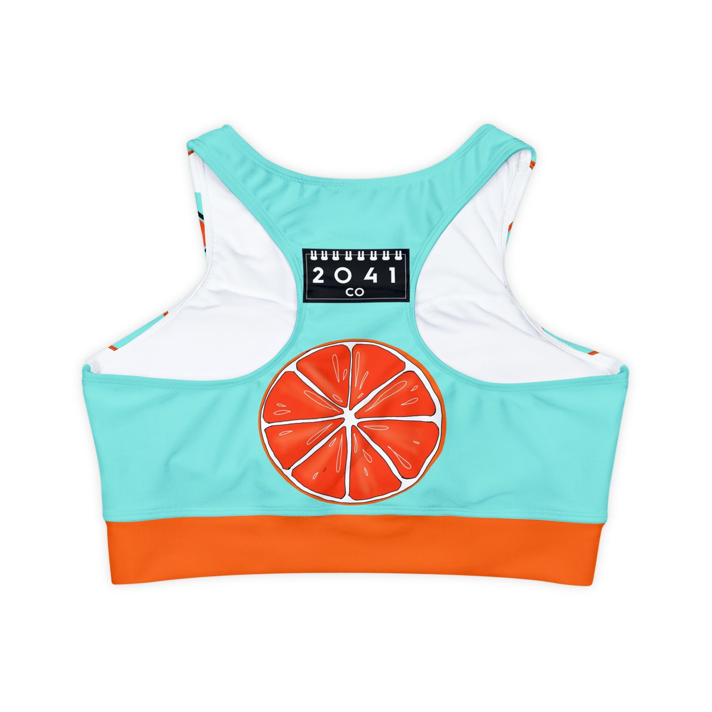 2041 CO HIGH NECK SPORTS BRA | FRESH