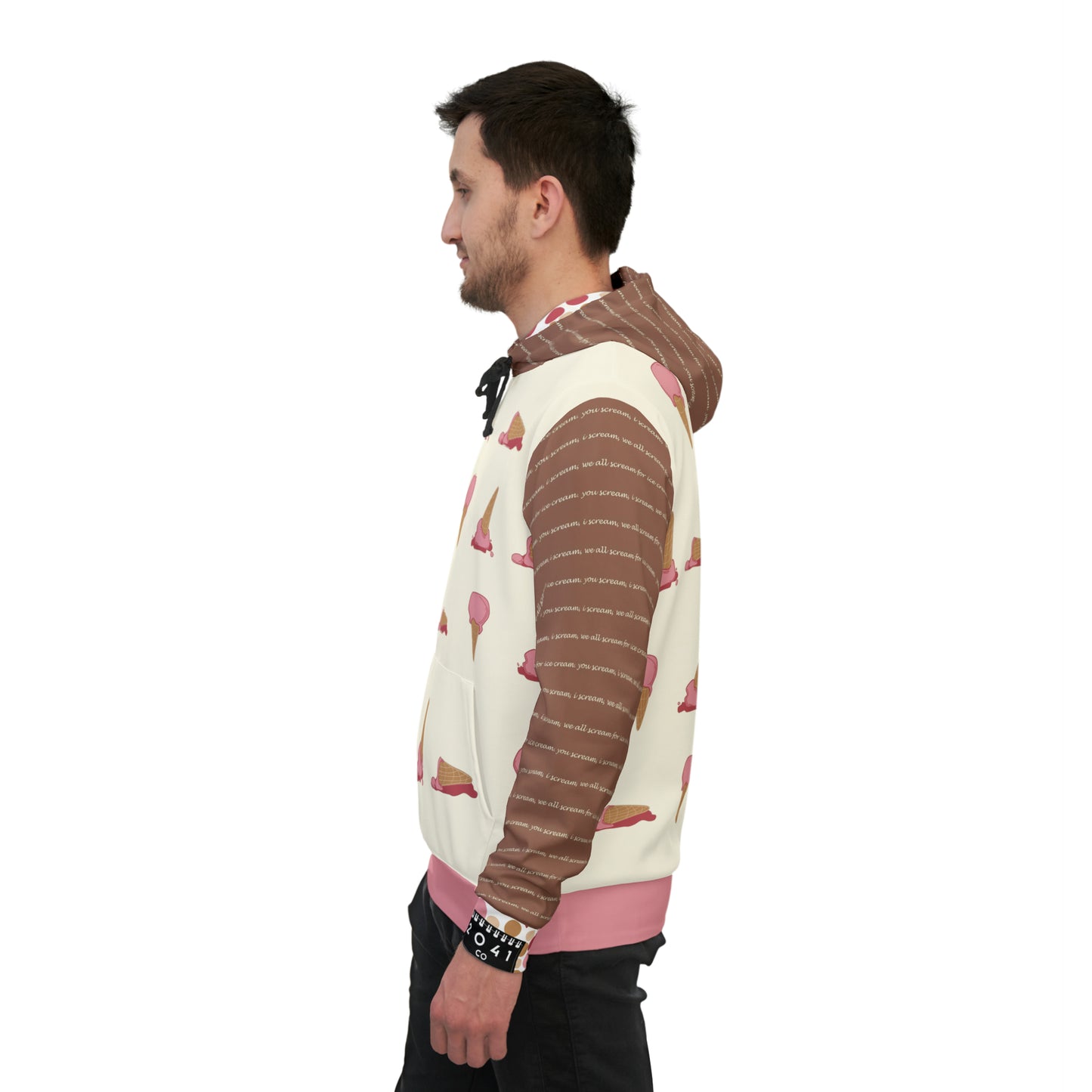 2041 CO ADULT HOODIE ICE CREAM | STRAWBERRY - 2041co