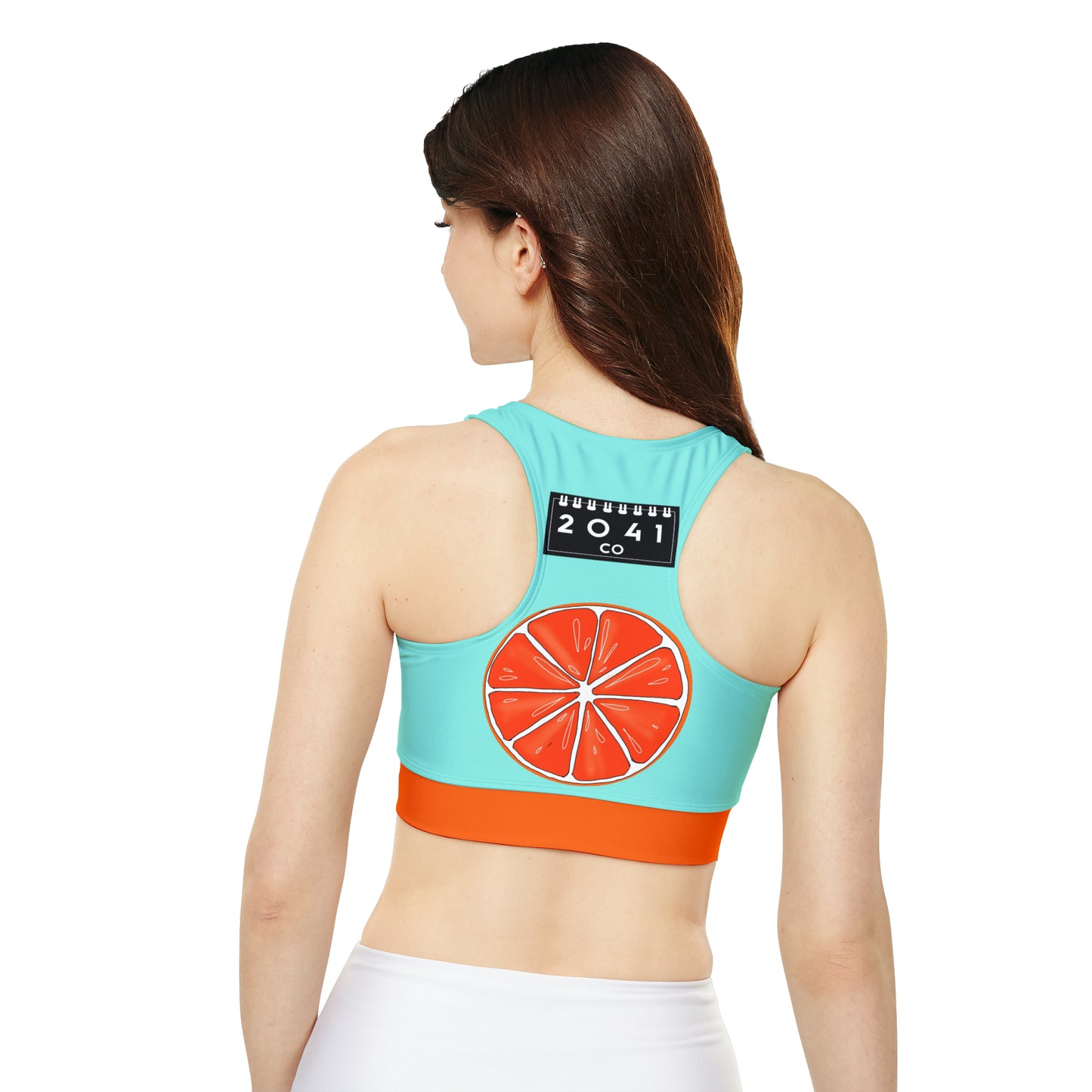 2041 CO HIGH NECK SPORTS BRA | FRESH