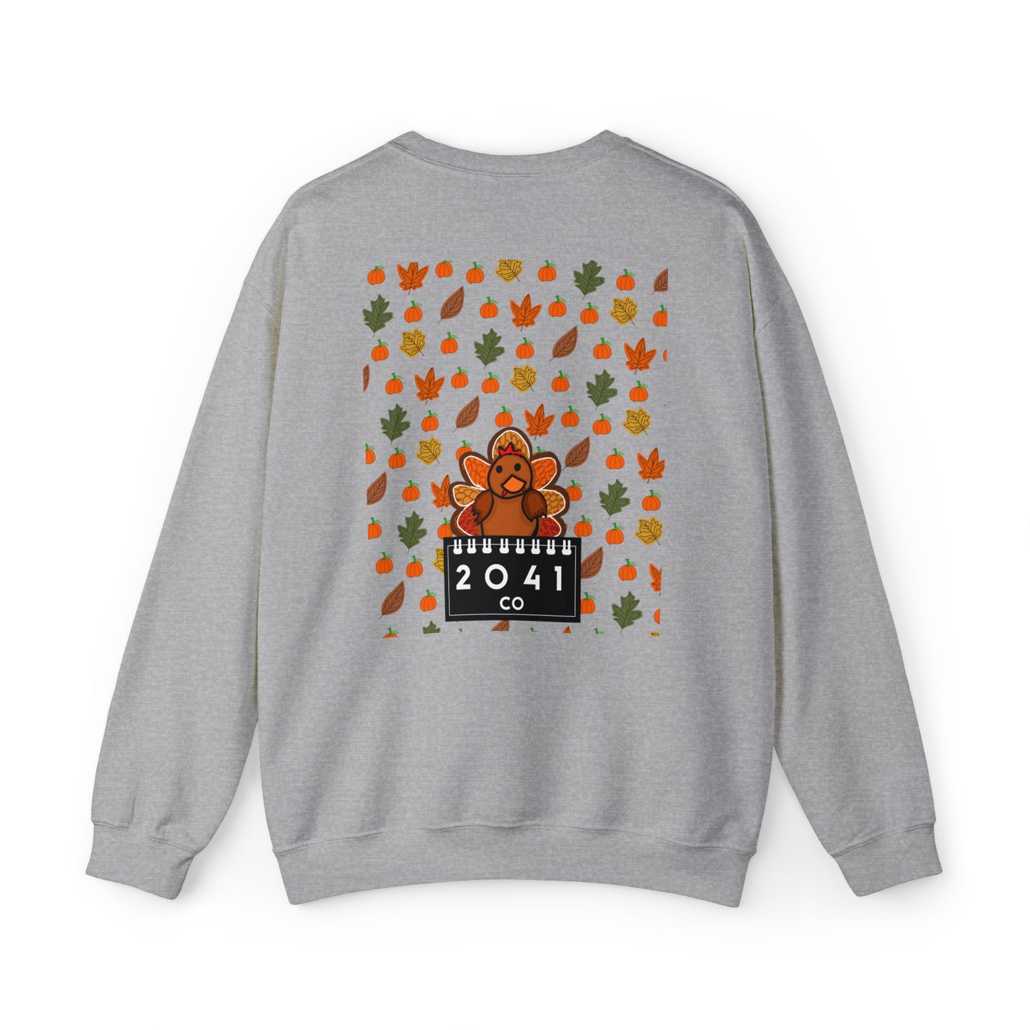 2041 CO ADULT UNISEX HEAVY BLEND CREWNECK SWEATSHIRT | THANKSGIVING