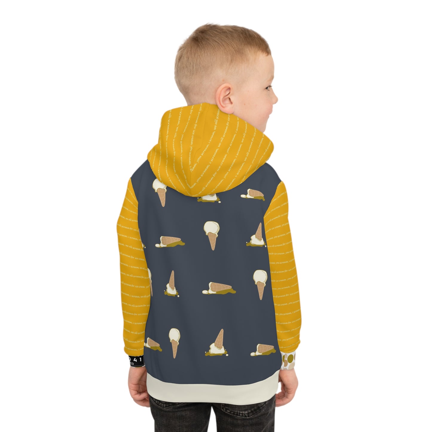 2041 CO CHILDREN HOODIE ICE CREAM | VANILLA - 2041co