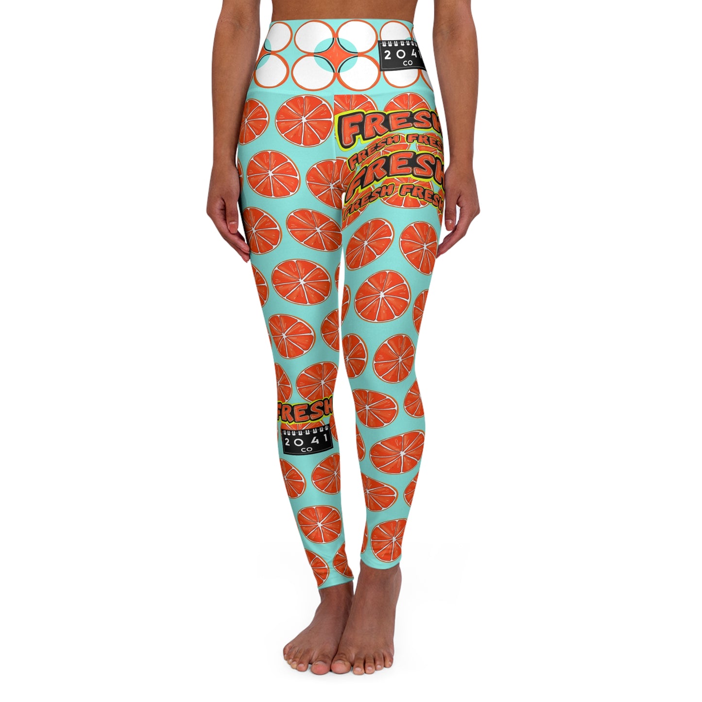 2041 CO HIGH WAISTED YOGA LEGGINGS | FRESH