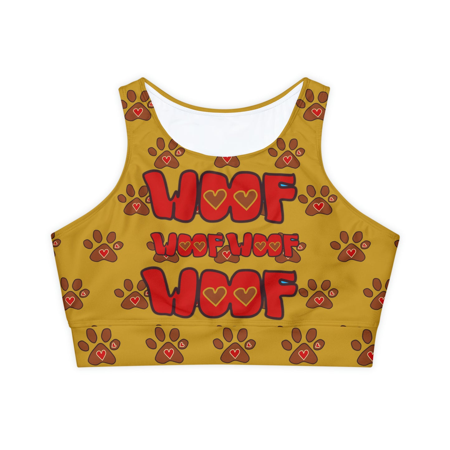 2041 CO HIGH NECK SPORTS BRA | PUPPY LOVE - 2041co