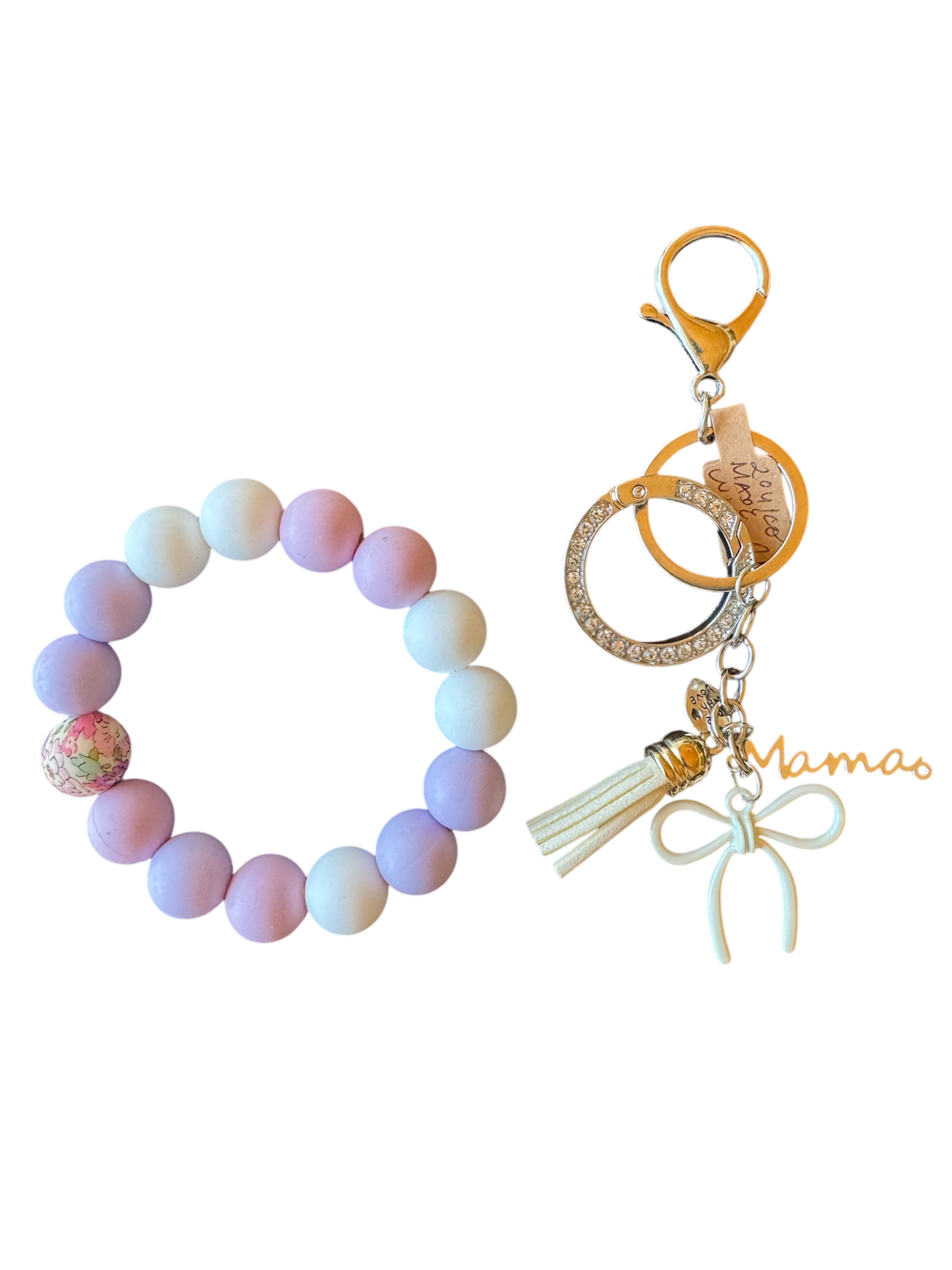 2041 CO MAMA KEYCHAIN WITH TEETHING RING | BOW