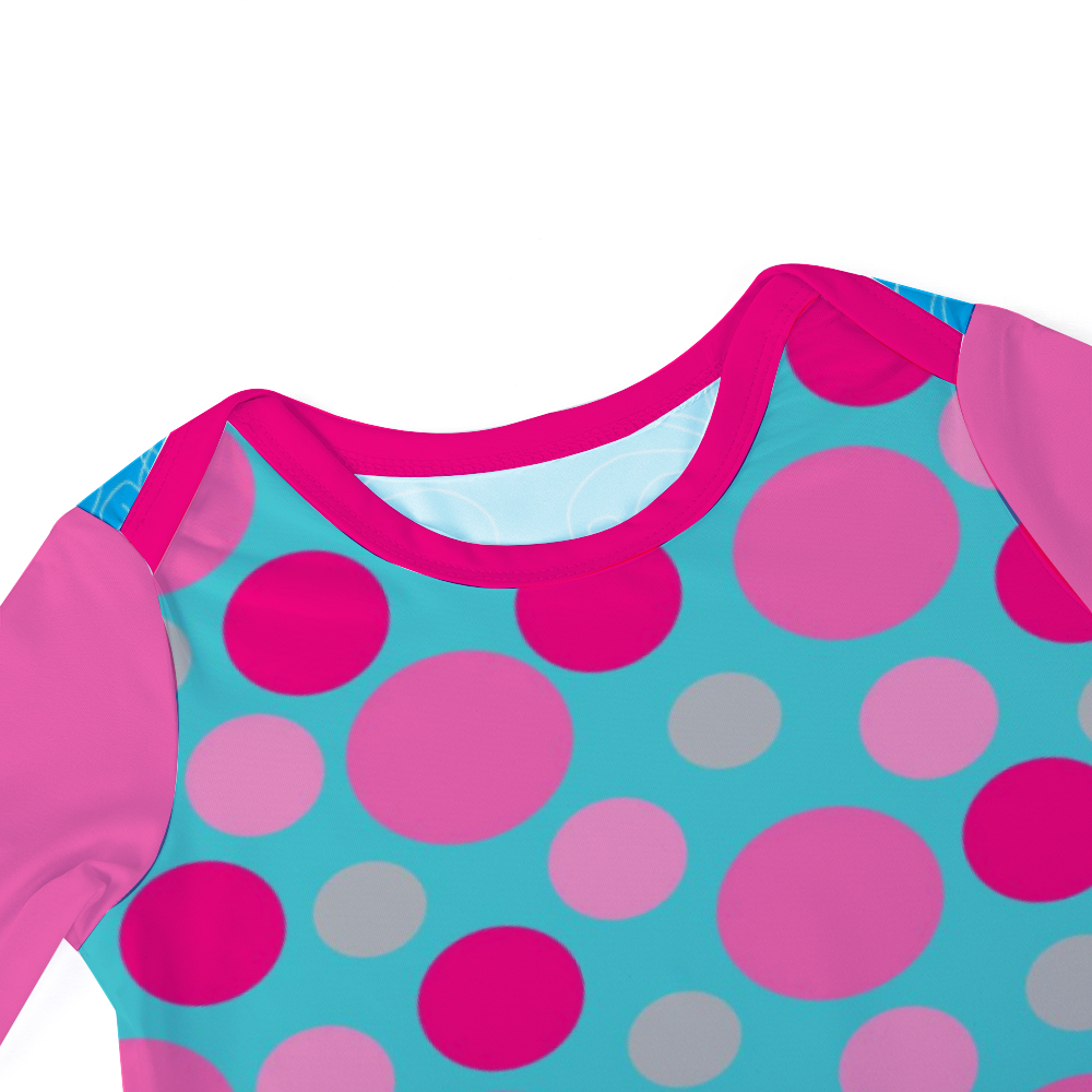 2041 CO BABY LONG ROMPER | PINKS - 2041co
