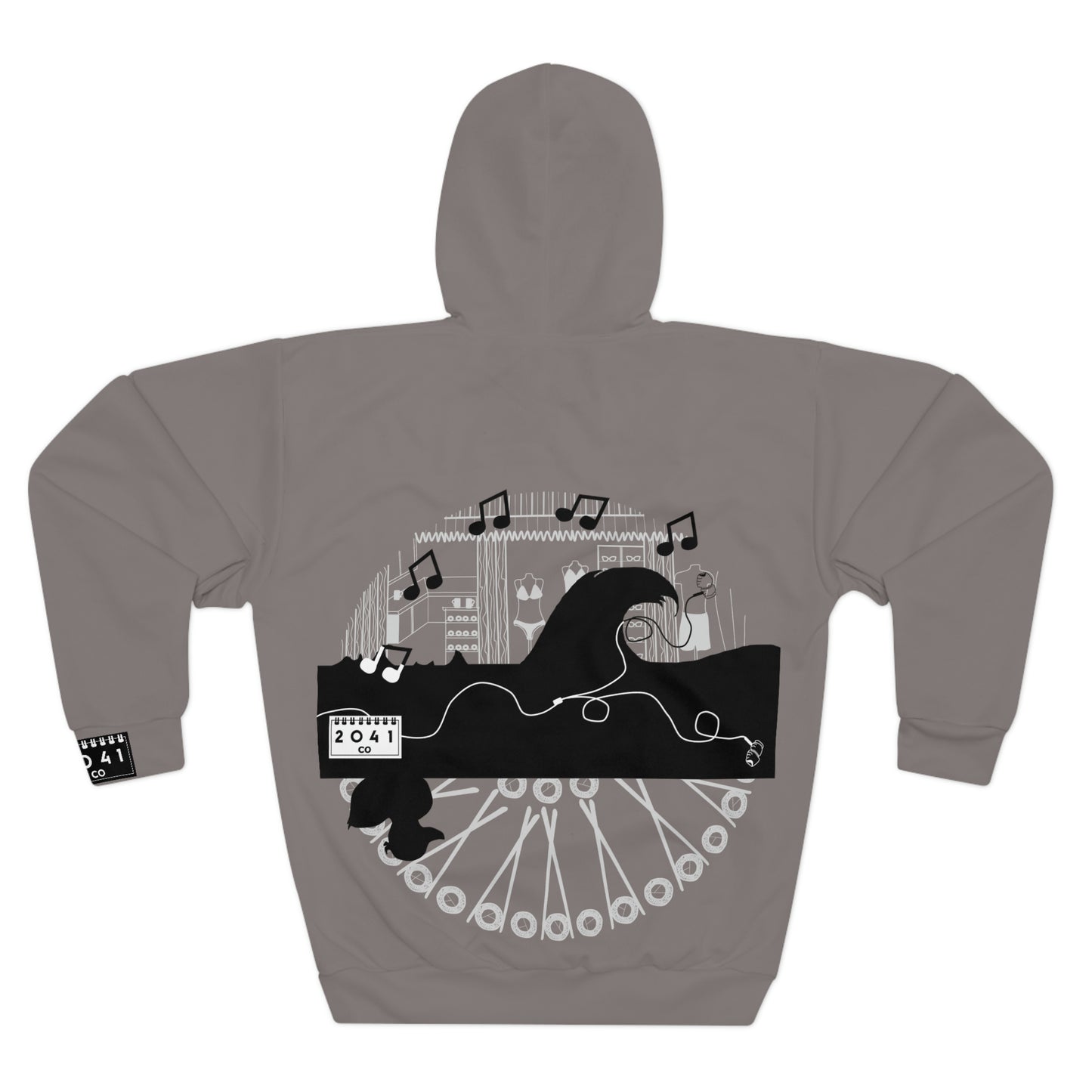 2041 CO UNISEX EVERYDAY HOODIE | CAROLINA BEACH - GR - 2041co