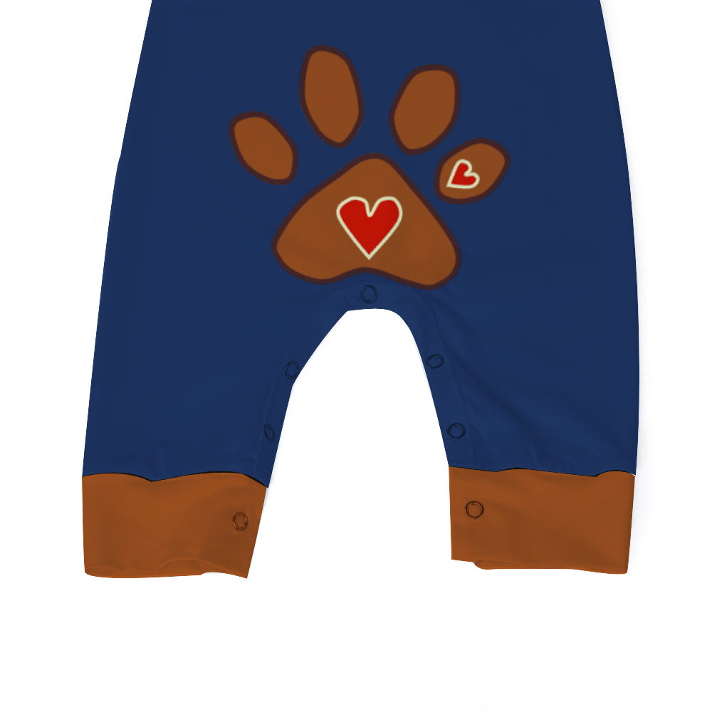 2041 CO BABY LONG ROMPER | PUPPY LOVE - 2041co