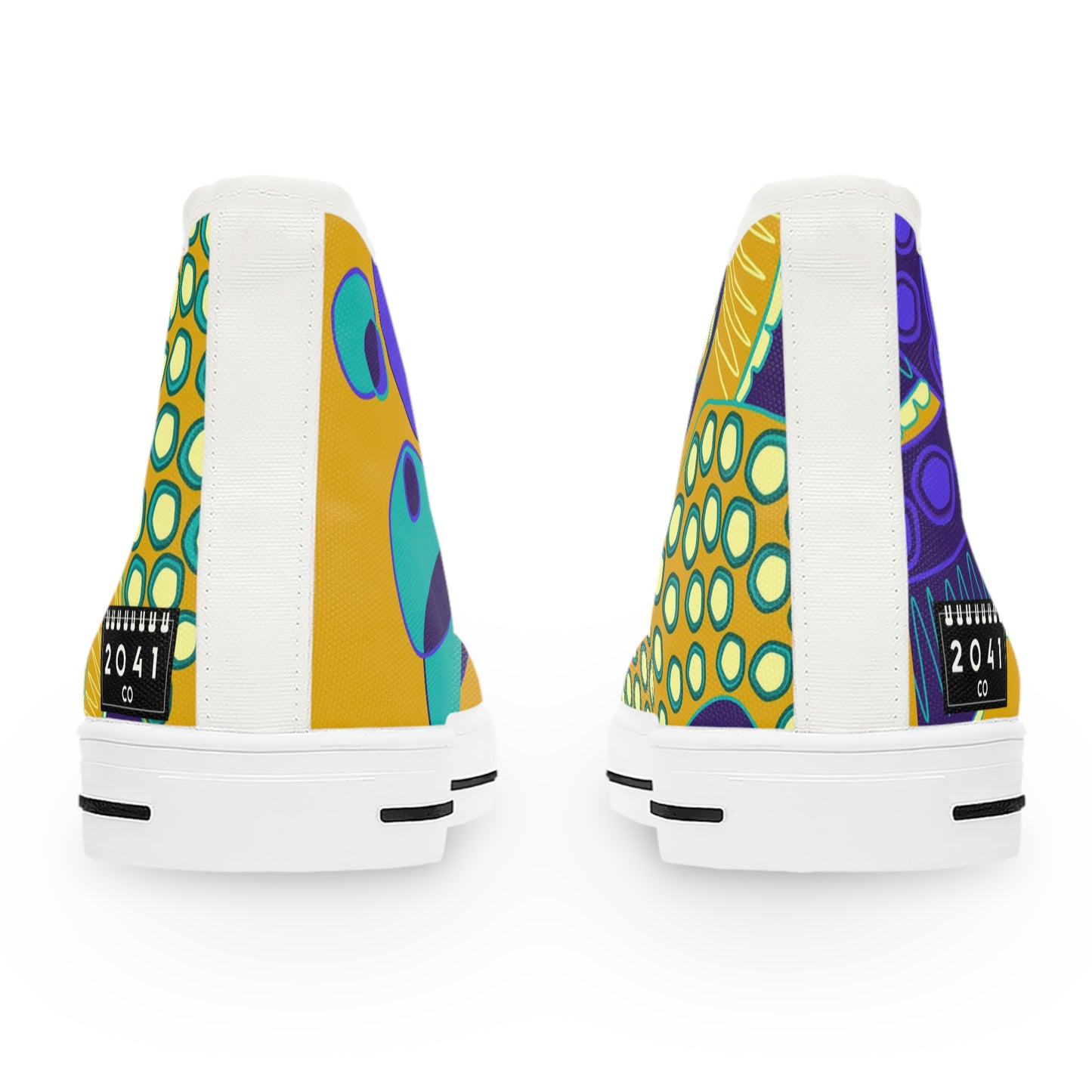 2041 CO WOMEN'S HIGH TOP SNEAKER OCTOPUS - 2041co
