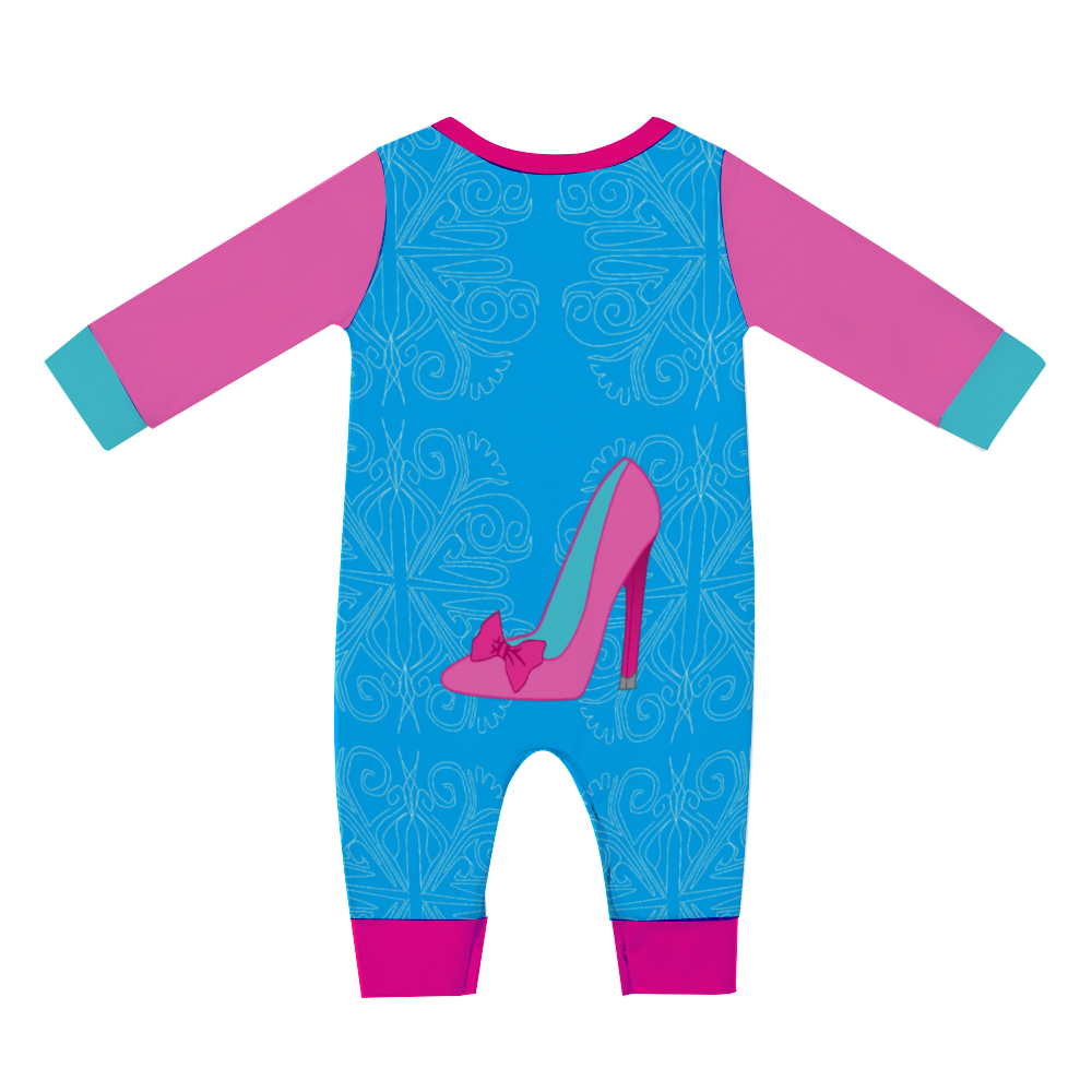 2041 CO BABY LONG ROMPER | PINKS - 2041co