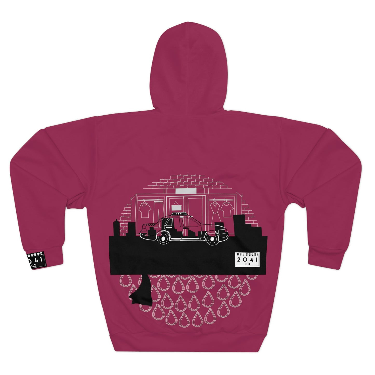 2041 CO UNISEX EVERYDAY HOODIE | NEW YORK - PP - 2041co