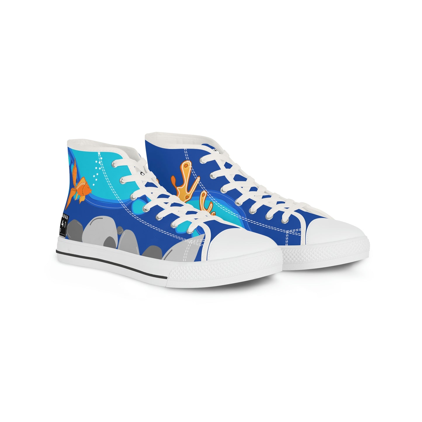 2041 CO MEN'S HIGH TOP SNEAKER | FISH - 2041co