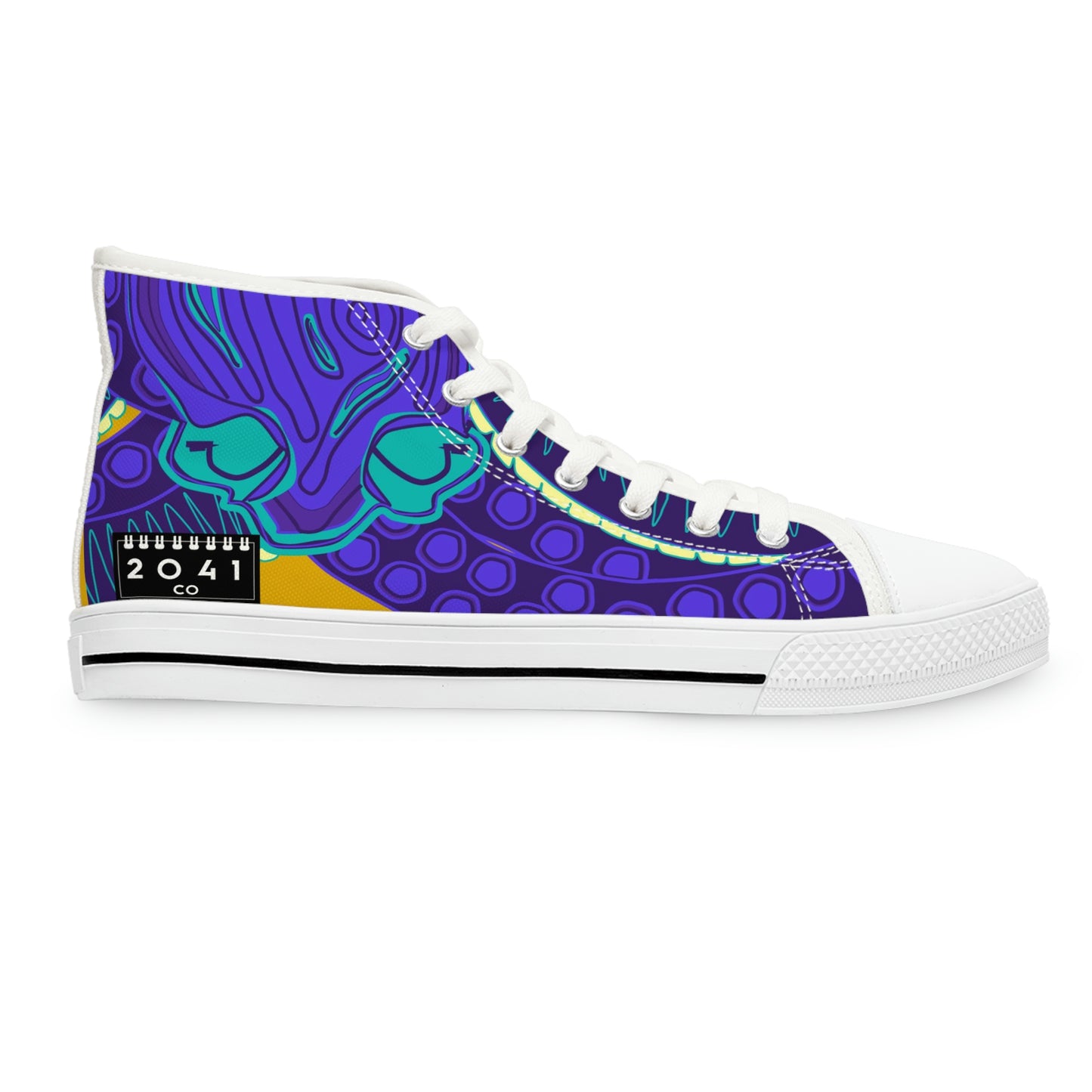 2041 CO WOMEN'S HIGH TOP SNEAKER OCTOPUS - 2041co