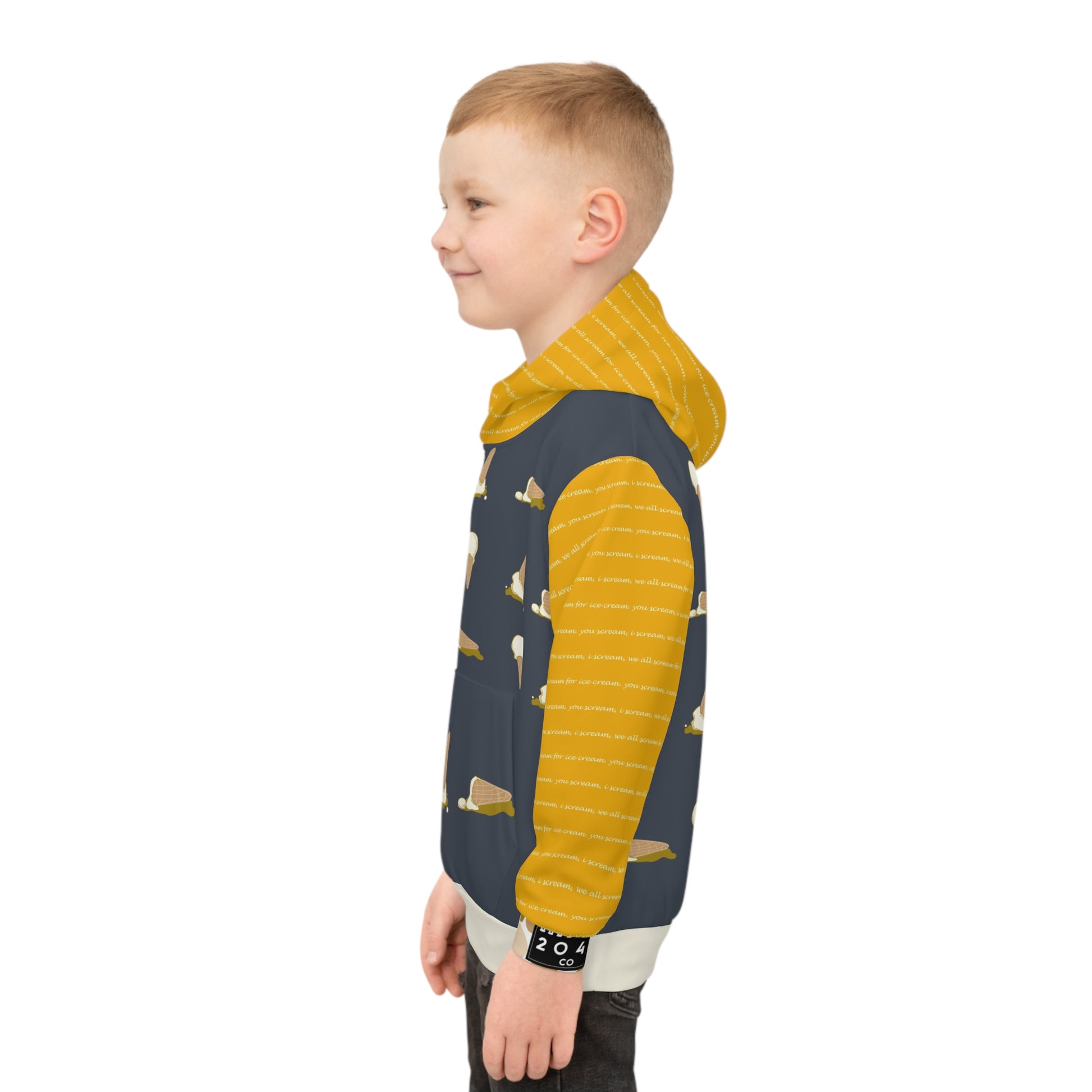 2041 CO CHILDREN HOODIE ICE CREAM | VANILLA - 2041co