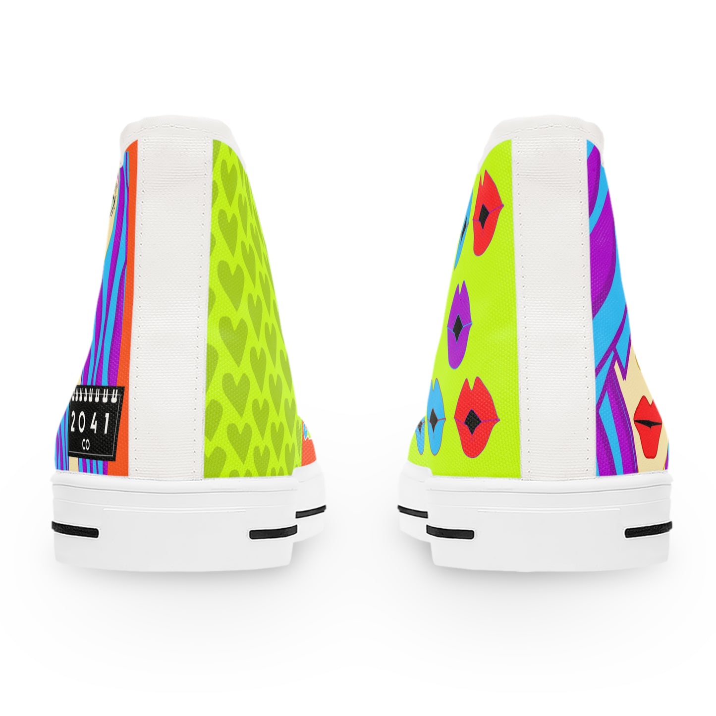 2041 CO WOMEN'S HIGH TOP SNEAKER | NEON BEAUTY - 2041co