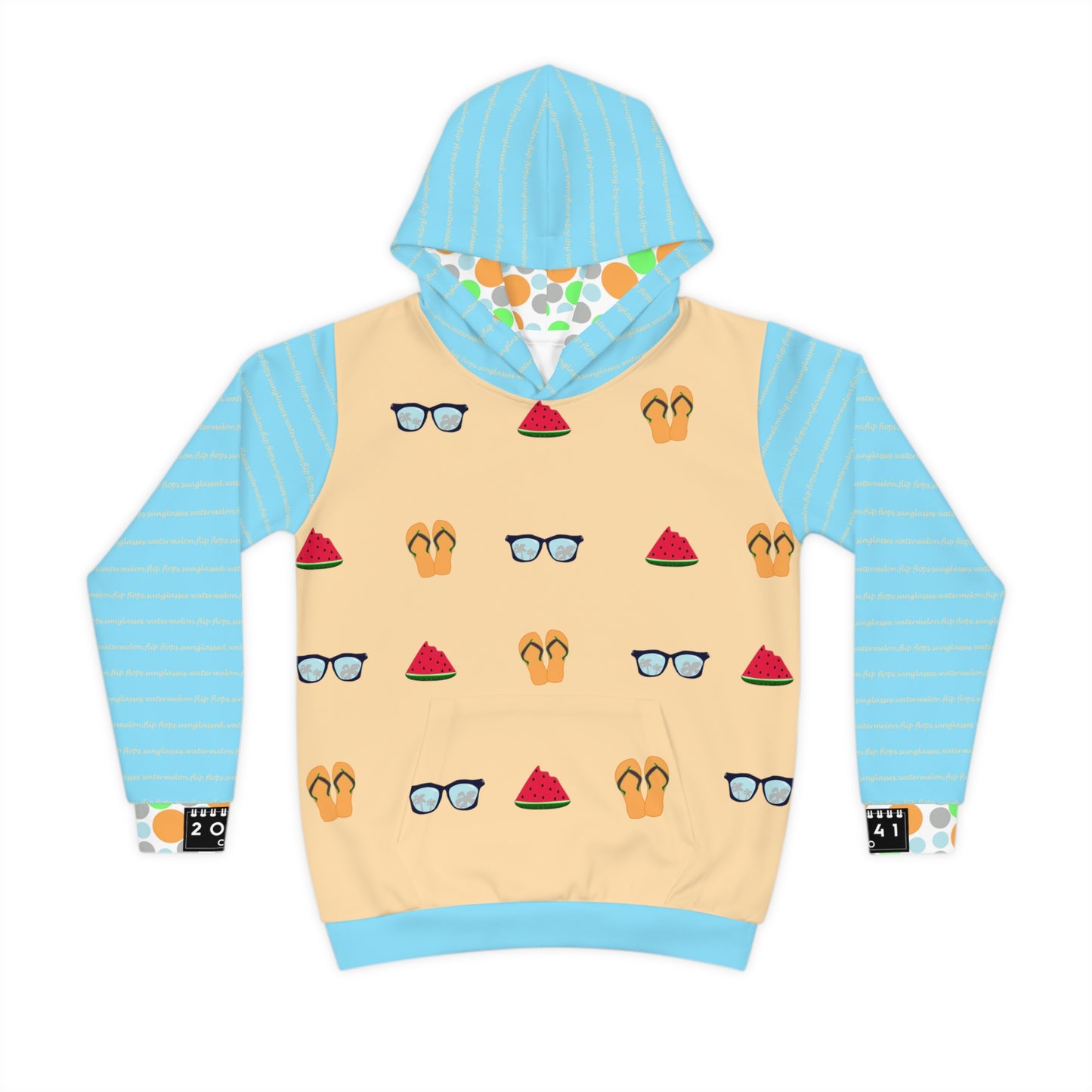 2041 CO CHILDREN HOODIE | SUNSHINE DAZE - 2041co