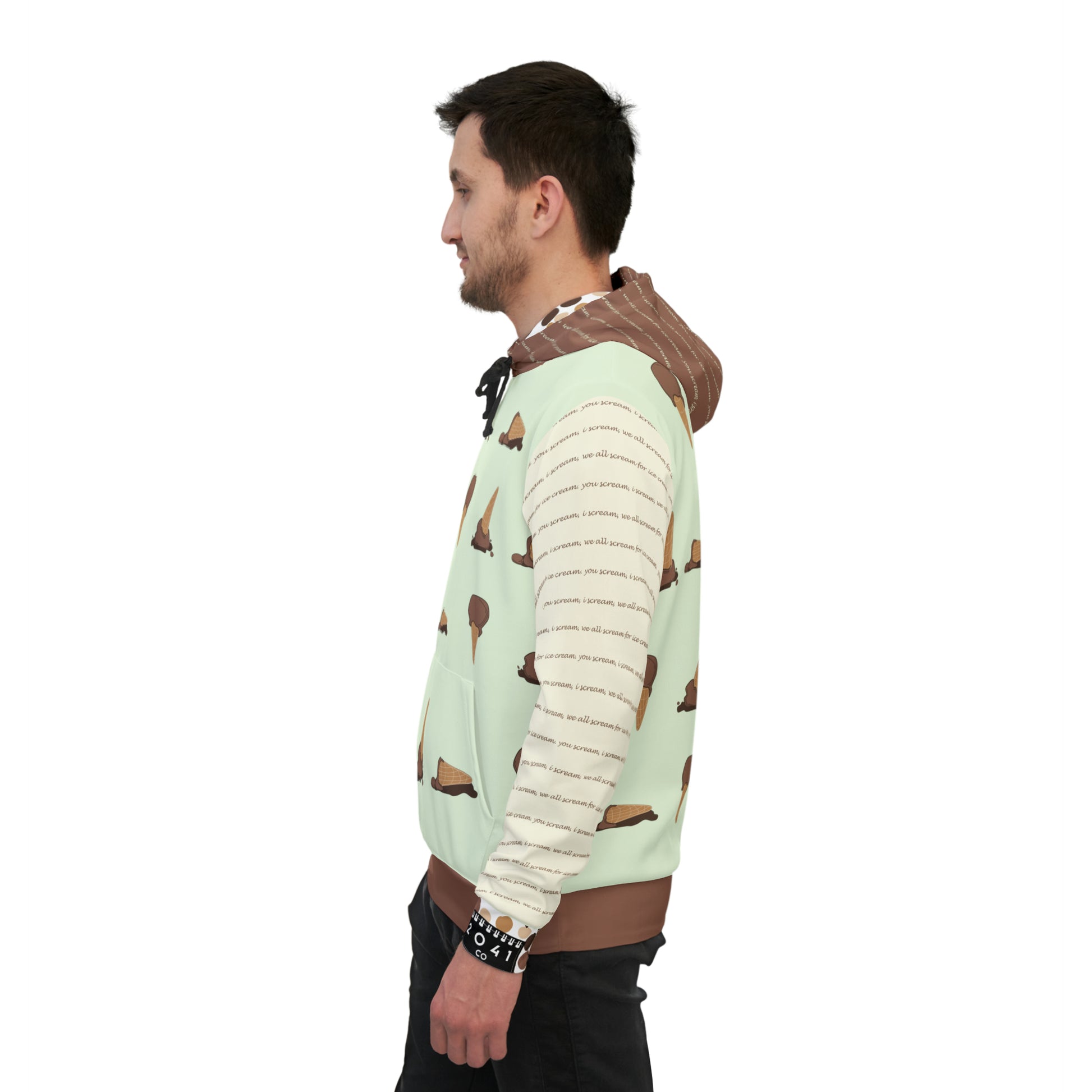 2041 CO ADULT HOODIE ICE CREAM | CHOCOLATE - 2041co