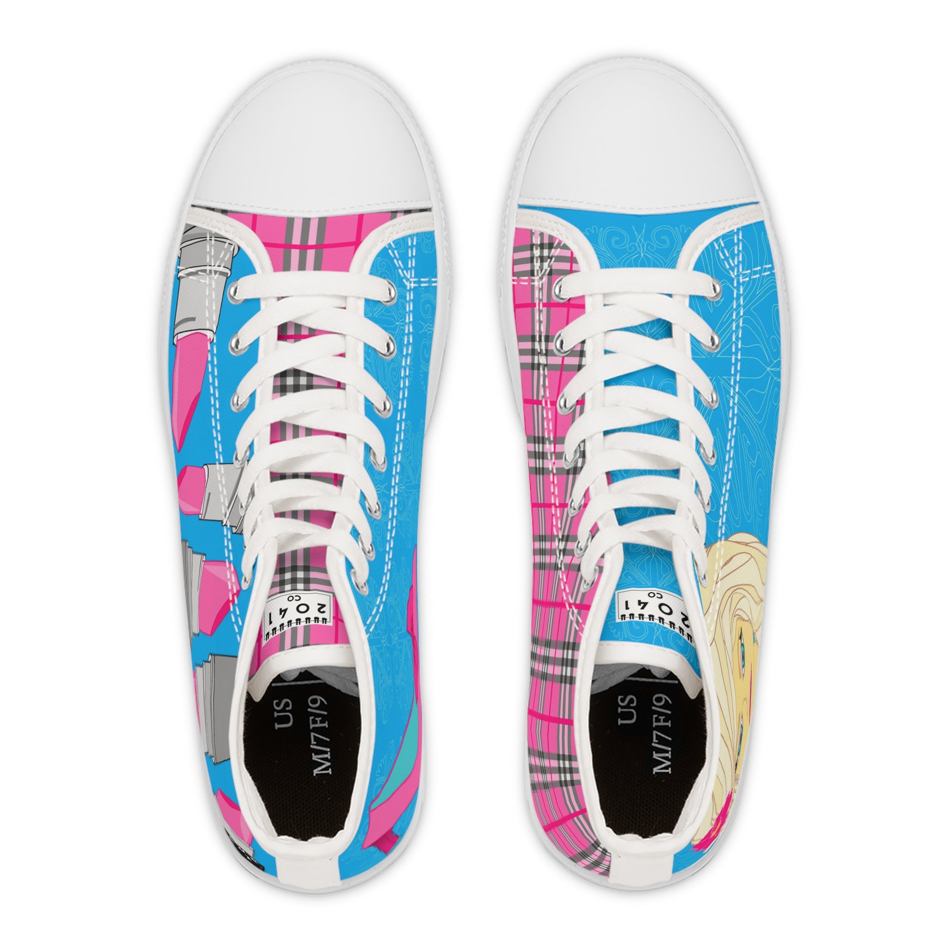 2041 CO WOMEN'S HIGH TOP SNEAKER | PINKS - 2041co