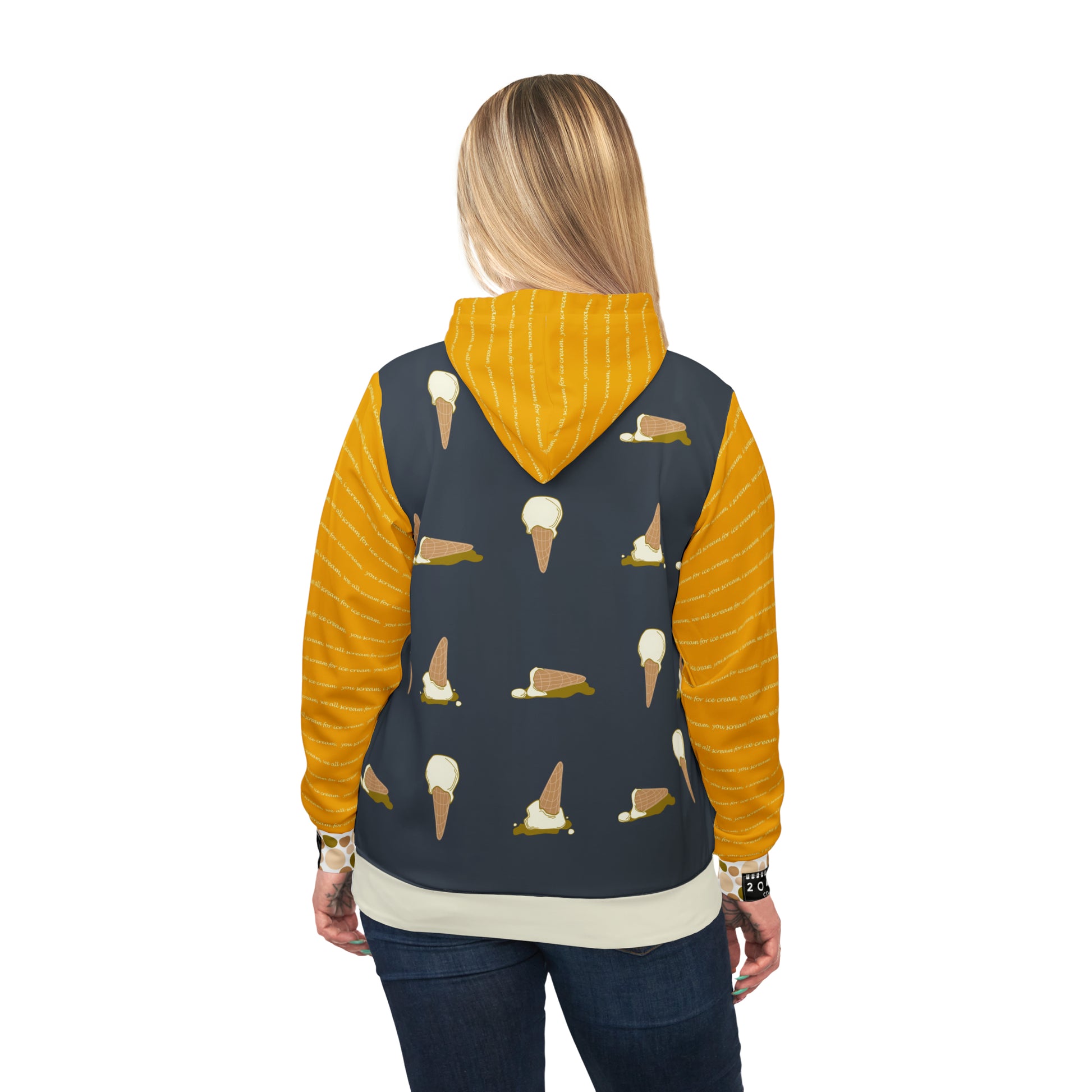 2041 CO ADULT HOODIE ICE CREAM | VANILLA - 2041co