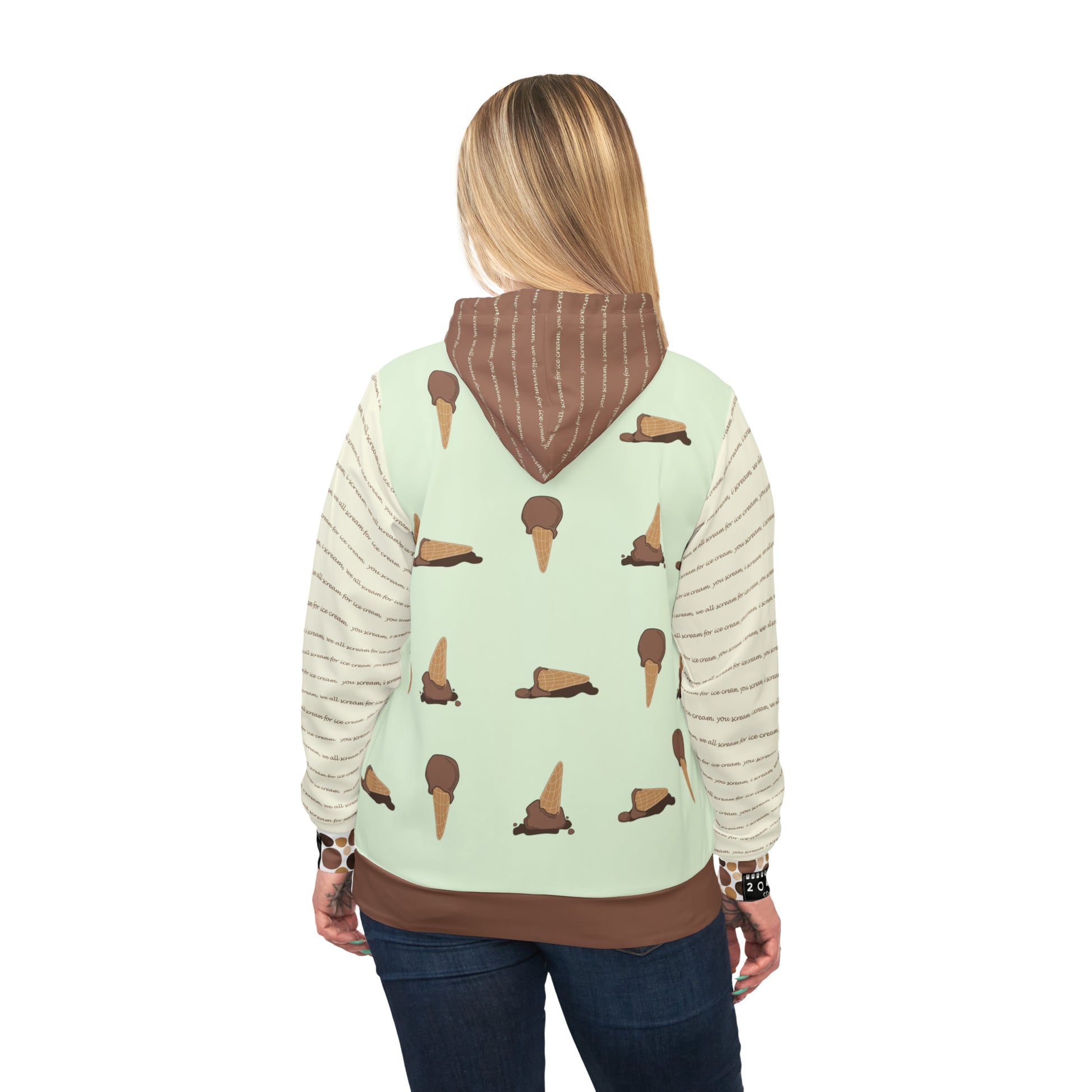 2041 CO ADULT HOODIE ICE CREAM | CHOCOLATE - 2041co