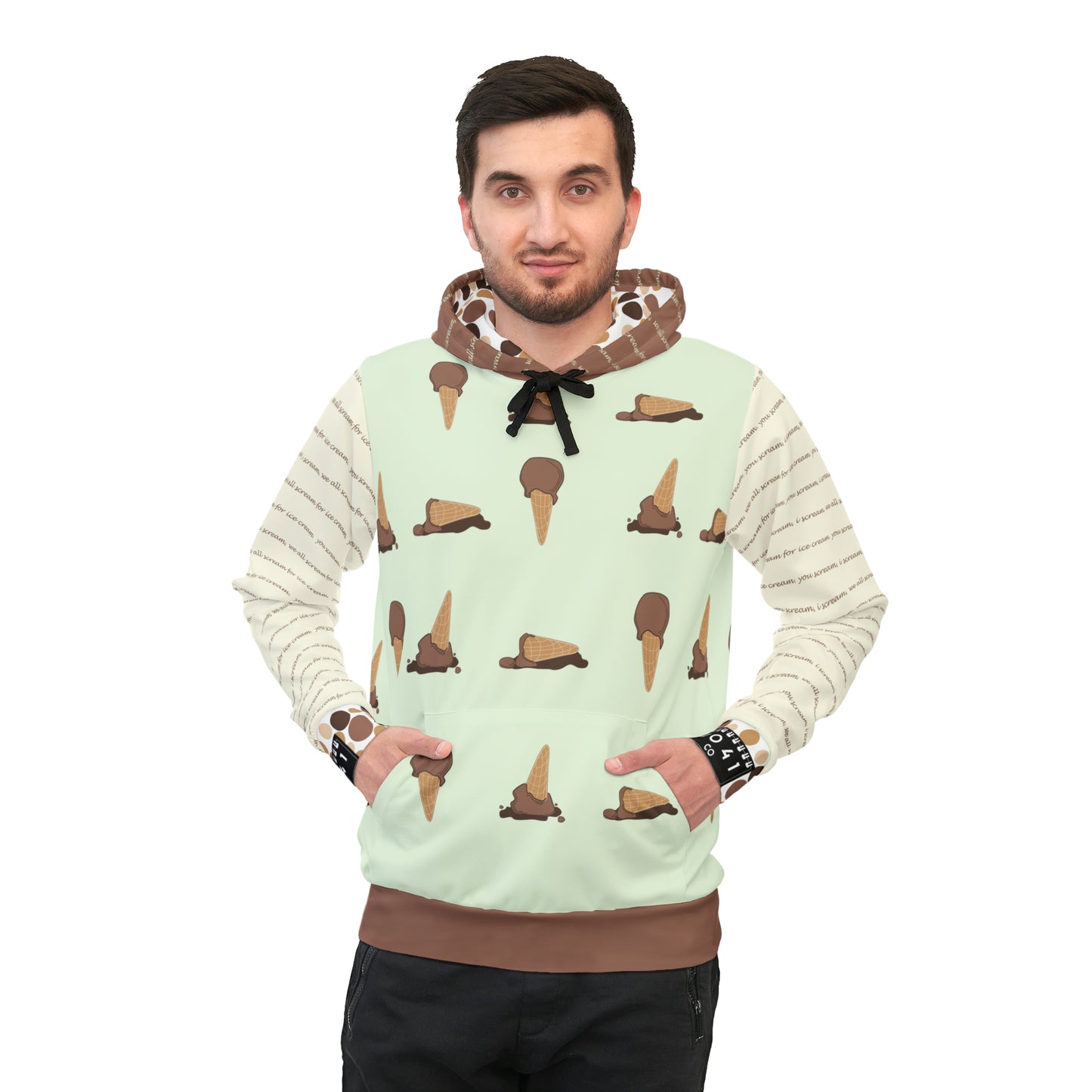2041 CO ADULT HOODIE ICE CREAM | CHOCOLATE - 2041co