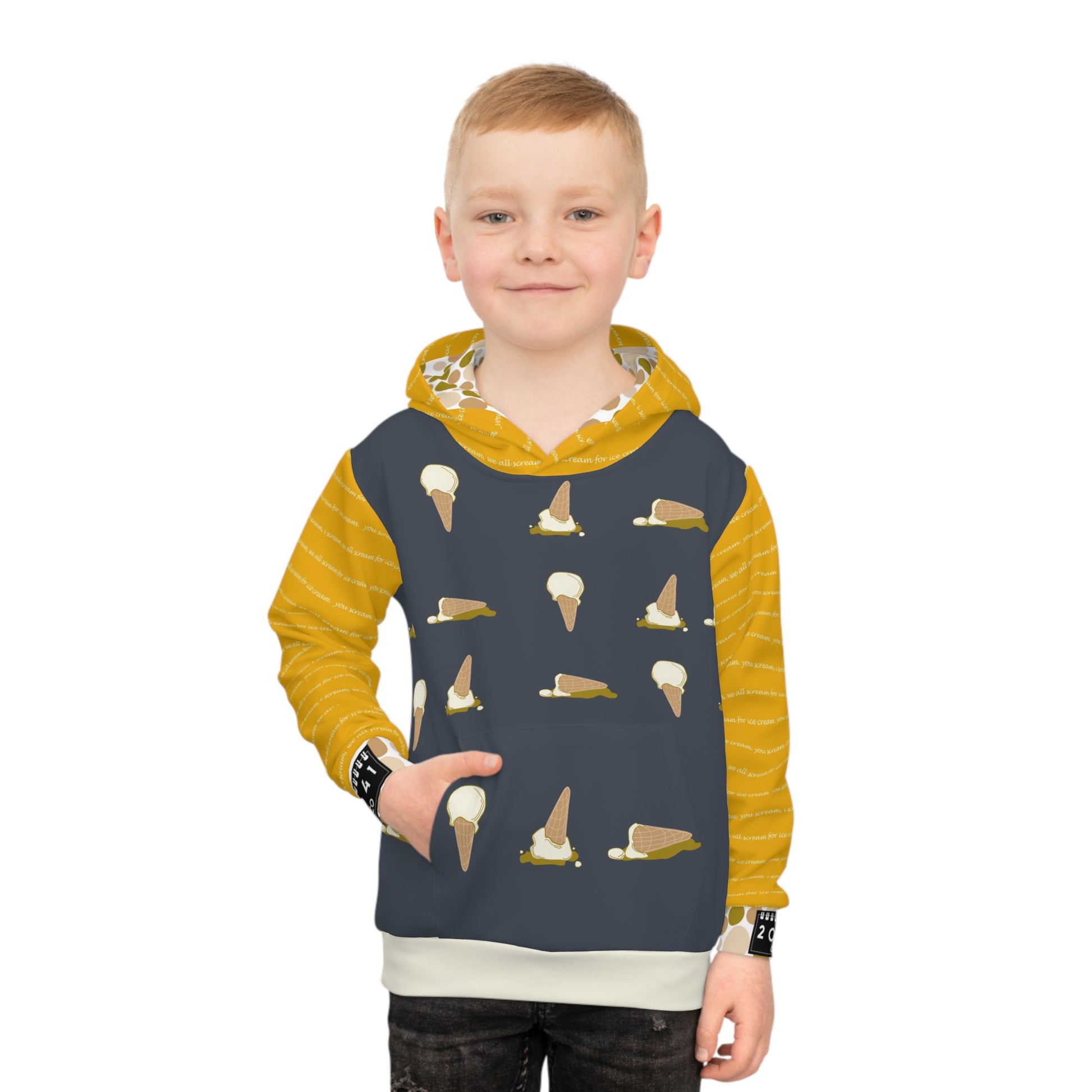 2041 CO CHILDREN HOODIE ICE CREAM | VANILLA - 2041co