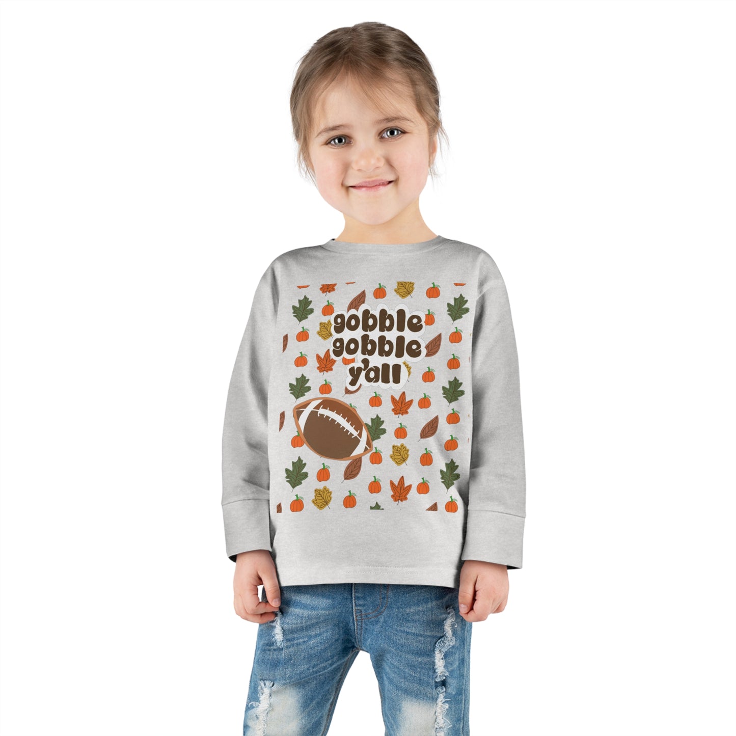 2041 CO TODDLER COTTON HOLIDAY LONG SLEEVE T-SHIRT | THANKSGIVING