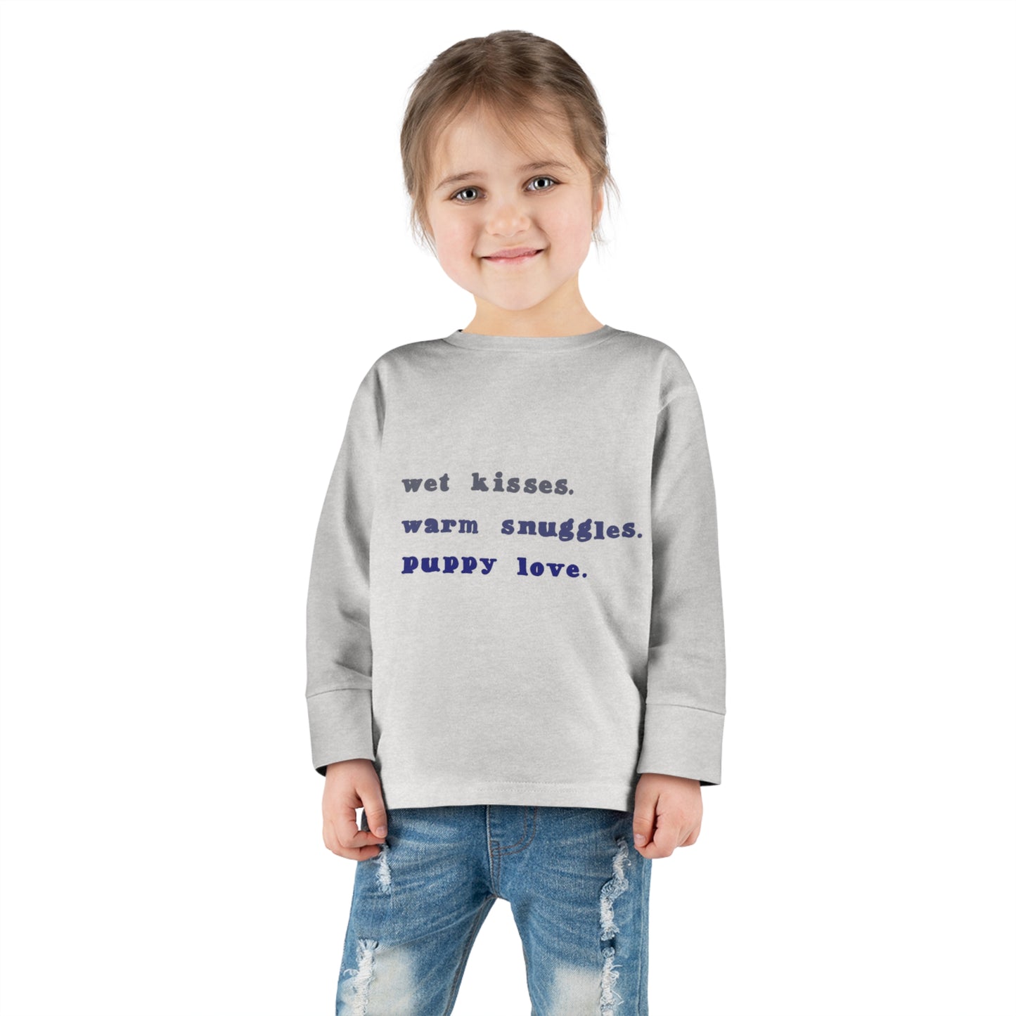 2041 CO TODDLER COTTON LONG SLEEVE T-SHIRT | WET KISSES