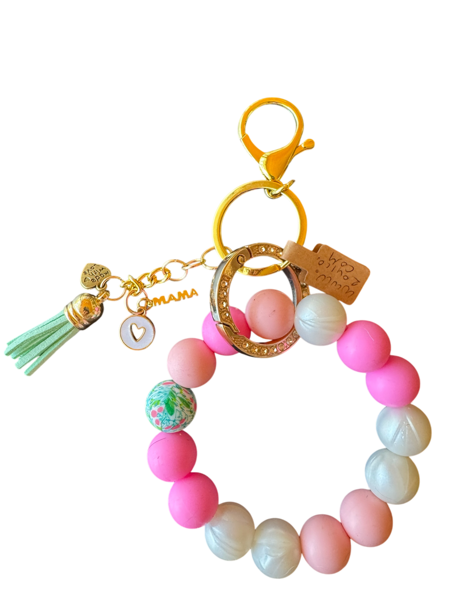 2041 CO MAMA KEYCHAIN WITH TEETHING RING | HEART