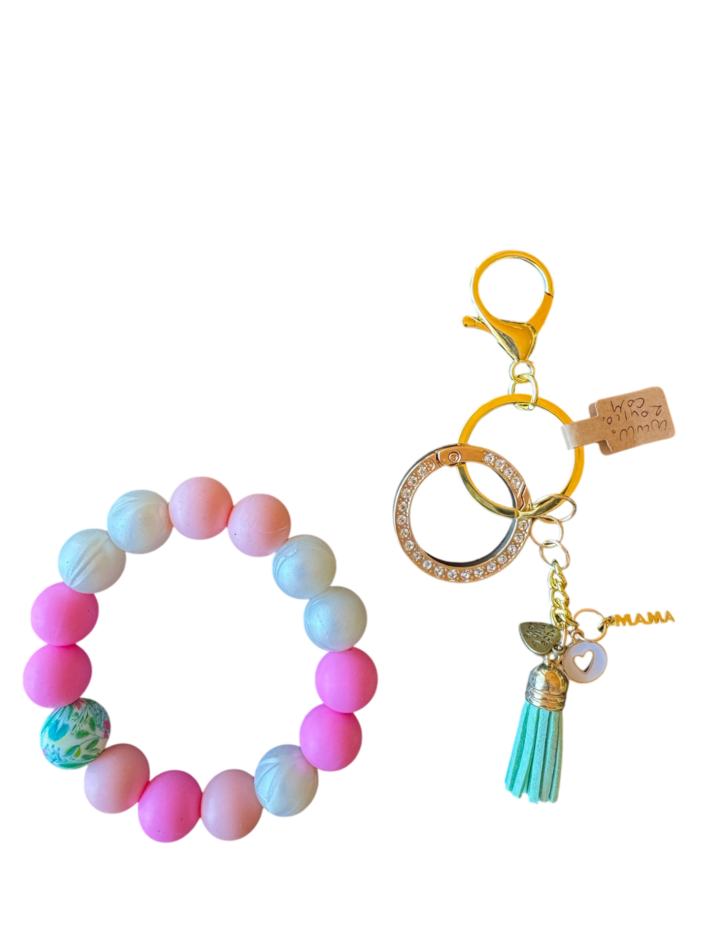 2041 CO MAMA KEYCHAIN WITH TEETHING RING | HEART