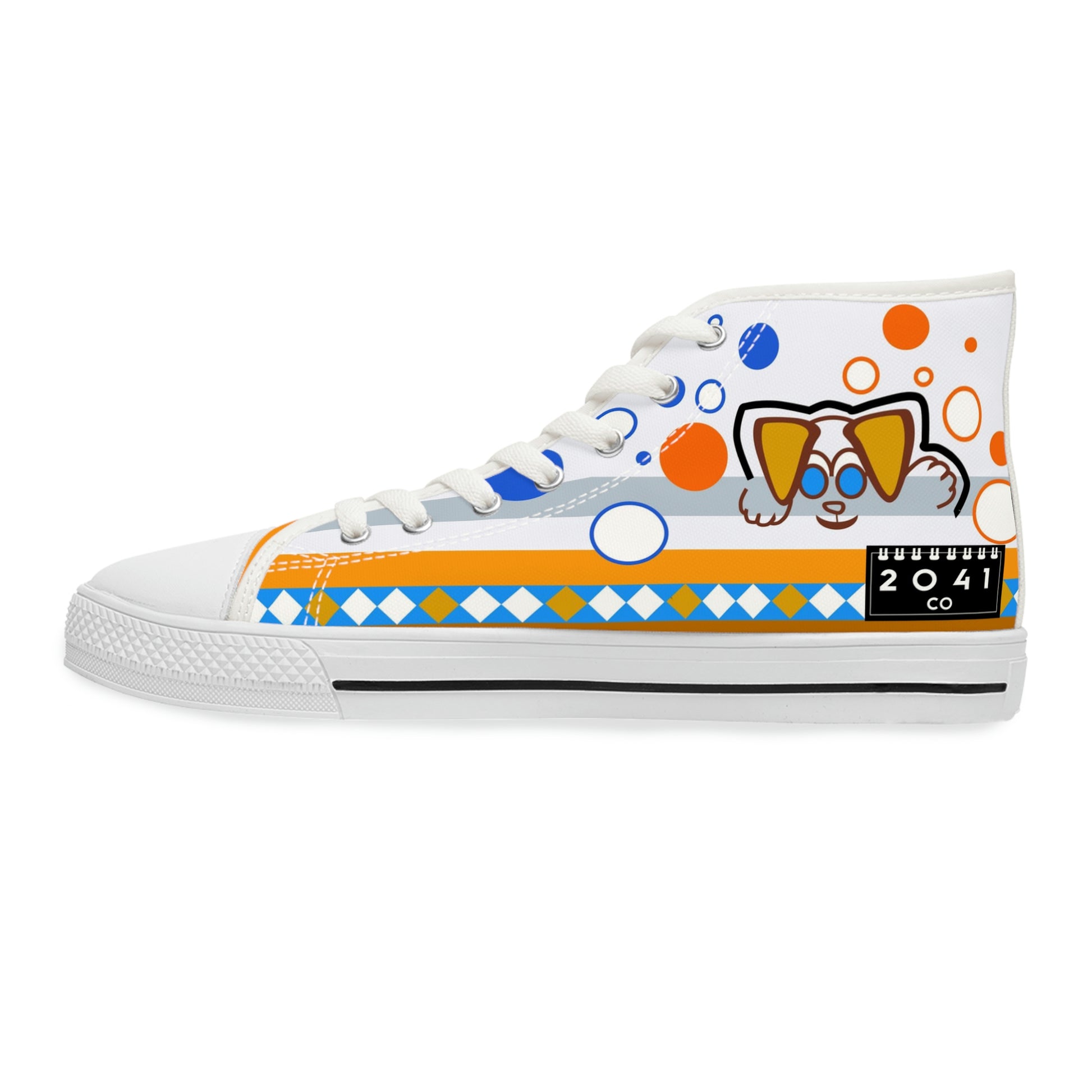 2041 CO WOMEN'S HIGH TOP SNEAKER PUP - 2041co