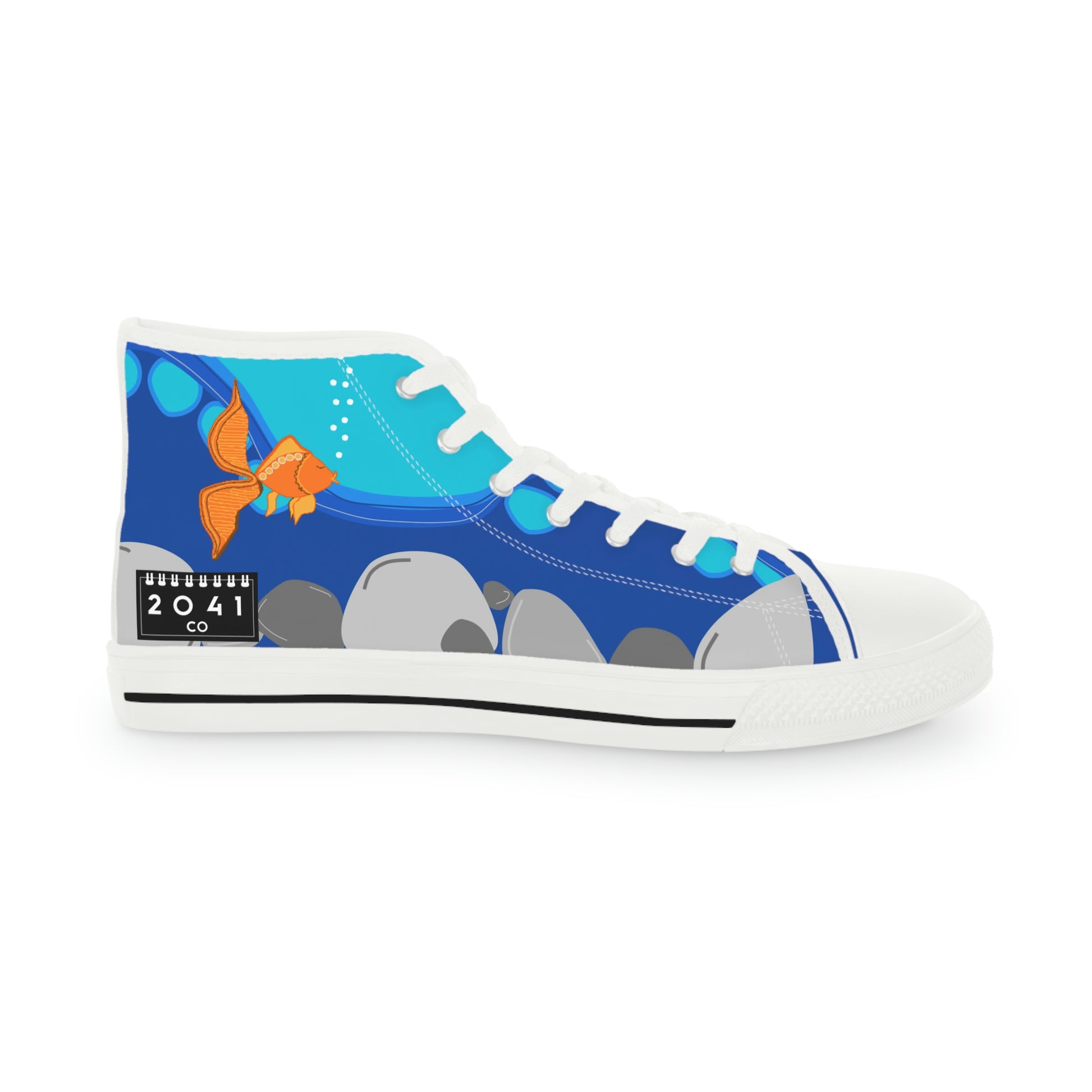 2041 CO MEN'S HIGH TOP SNEAKER | FISH - 2041co