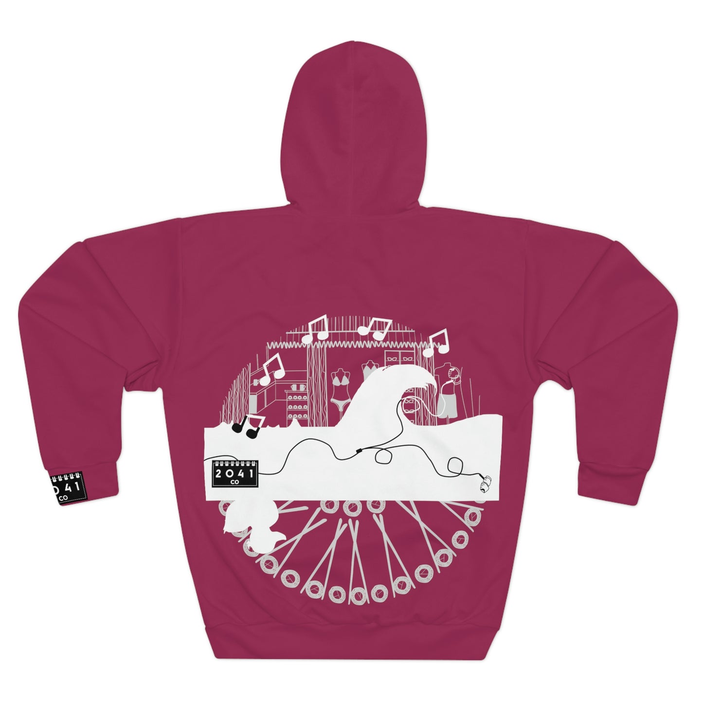 2041 CO UNISEX EVERYDAY HOODIE | CAROLINA BEACH - PP - 2041co