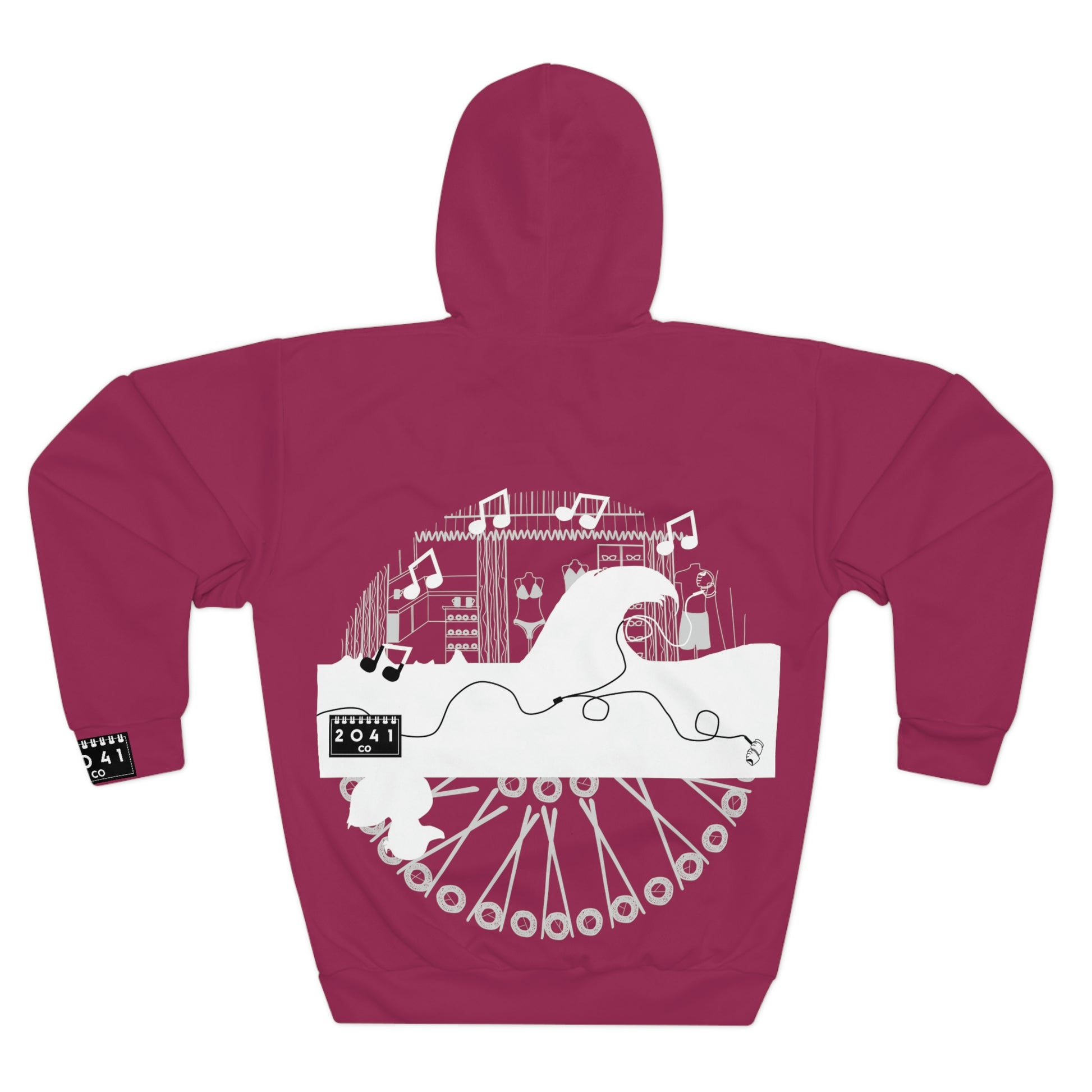 2041 CO UNISEX EVERYDAY HOODIE | CAROLINA BEACH - PP - 2041co