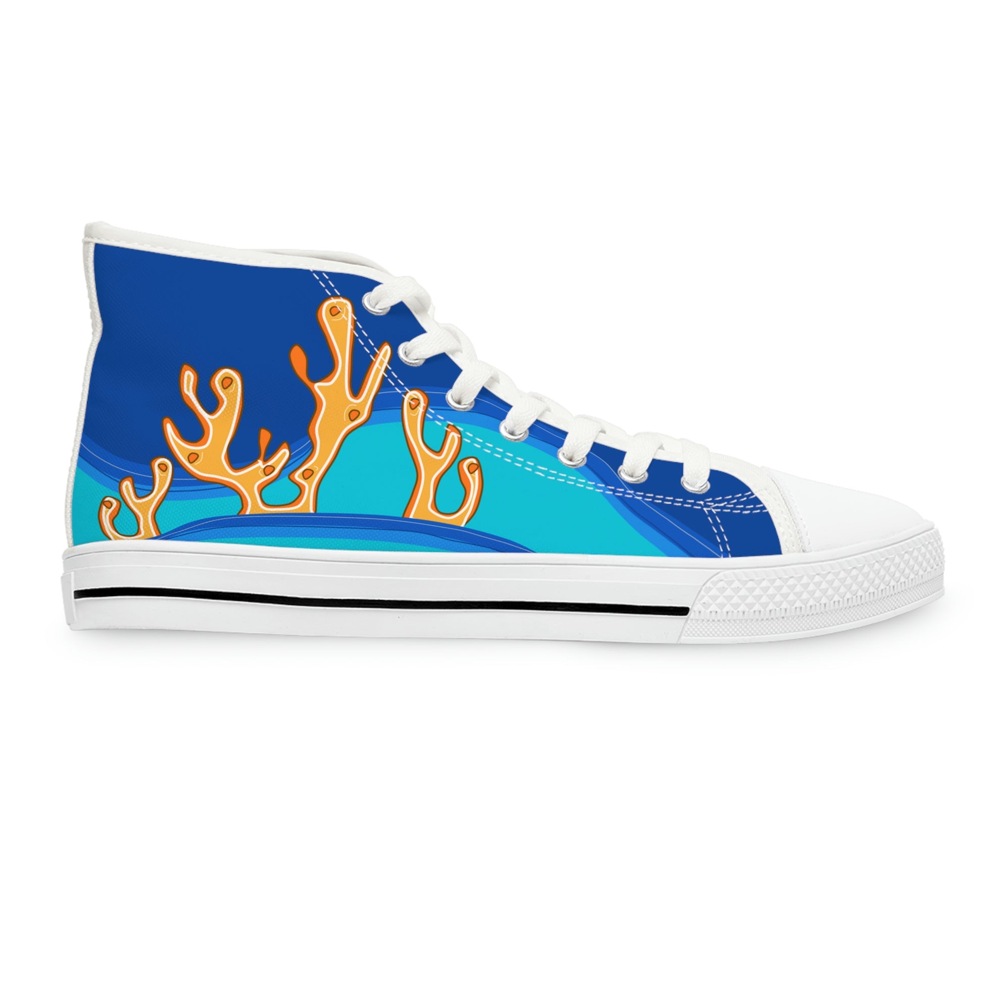 2041 CO WOMEN'S HIGH TOP SNEAKER FISH - 2041co