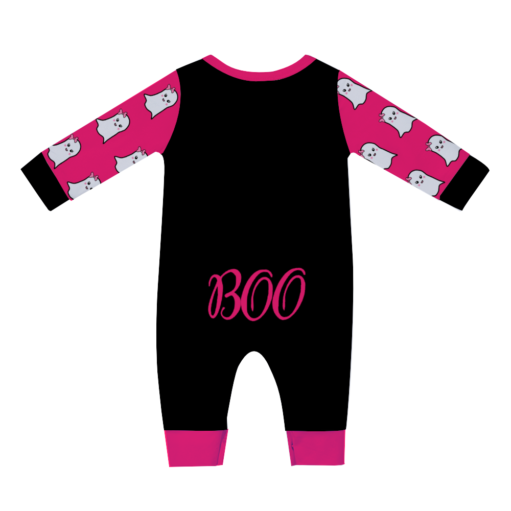 2041 CO BABY LONG ROMPER | GHOST PINK
