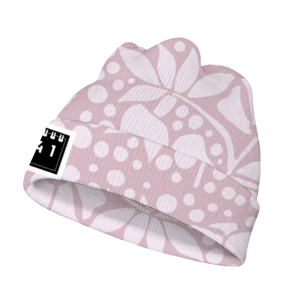 2041 CO KID BEANIE | PINK FLOWER POWER